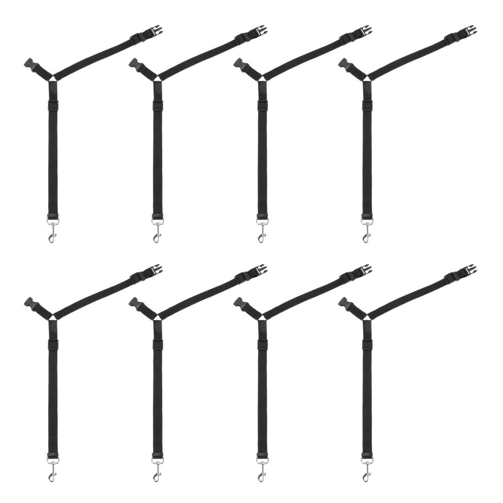 8X Pet Safety Adjustable Car Belt Harness Leash Travel Clip Strap Lead