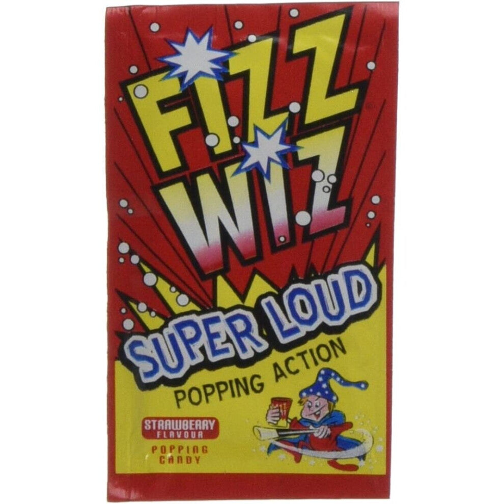 Fizz Wiz Strawberry Popping Candy 5g ( pack of 50 )