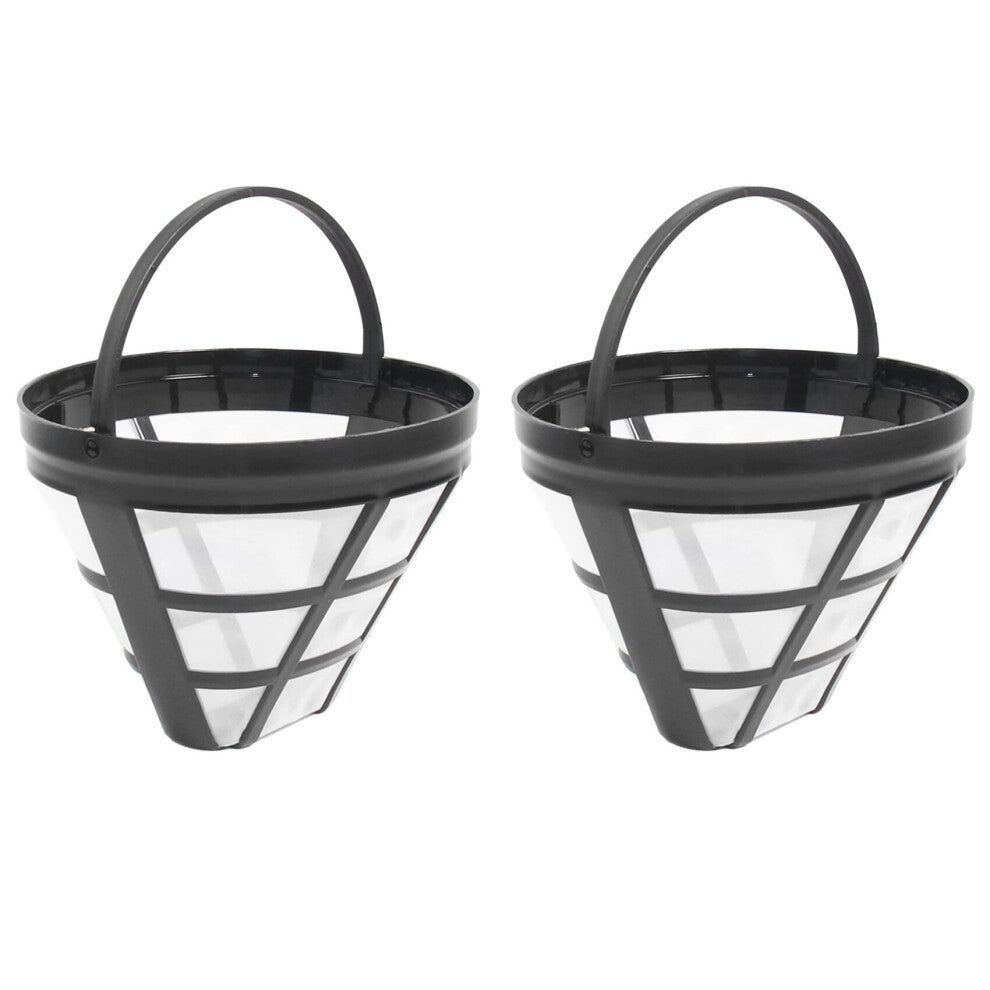 2Pack No.4 Reusable Coffee Maker Basket Filter for Ninja Filters, Fit Most 8-12 Cup Basket Drip Coffee Machine