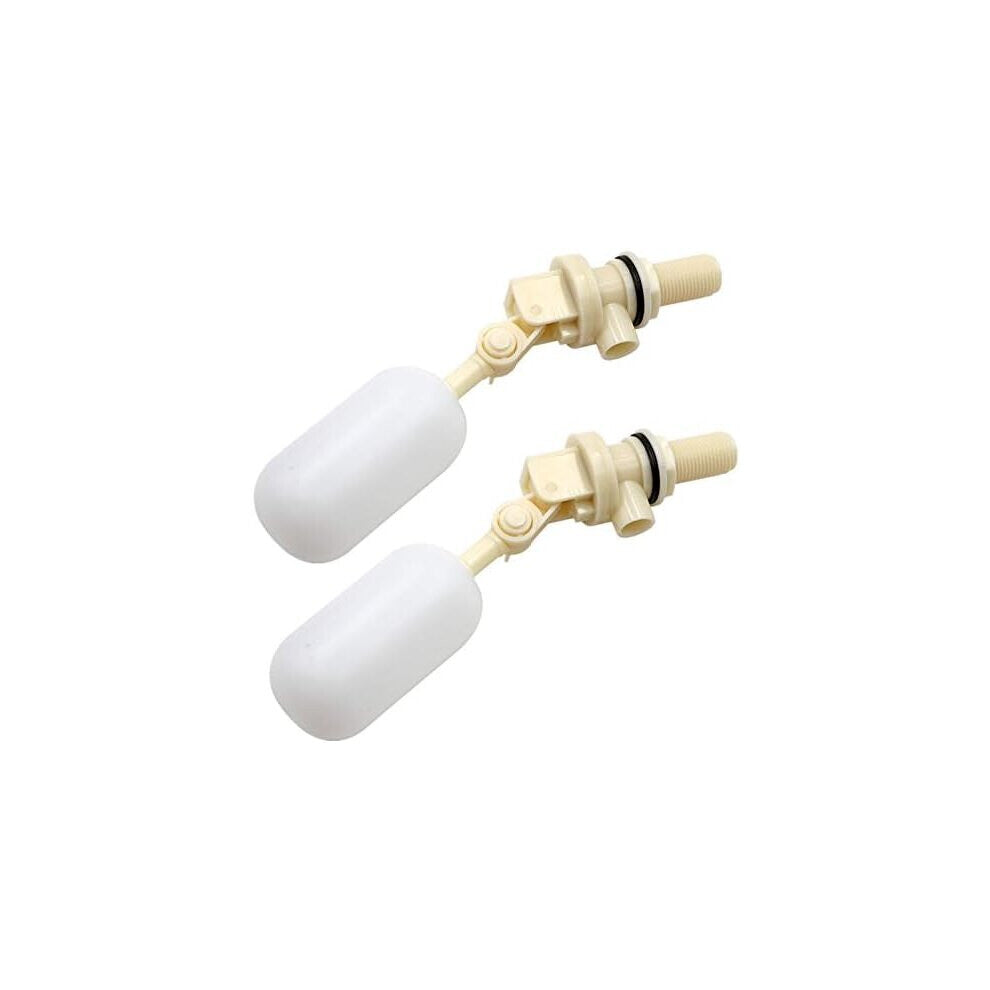 Set of 2 Floating Valve For Automatically Filling Dog, Cattle and Sheep Waterers Ball Valve Automatic Filling Shutoff 1-2" NPT