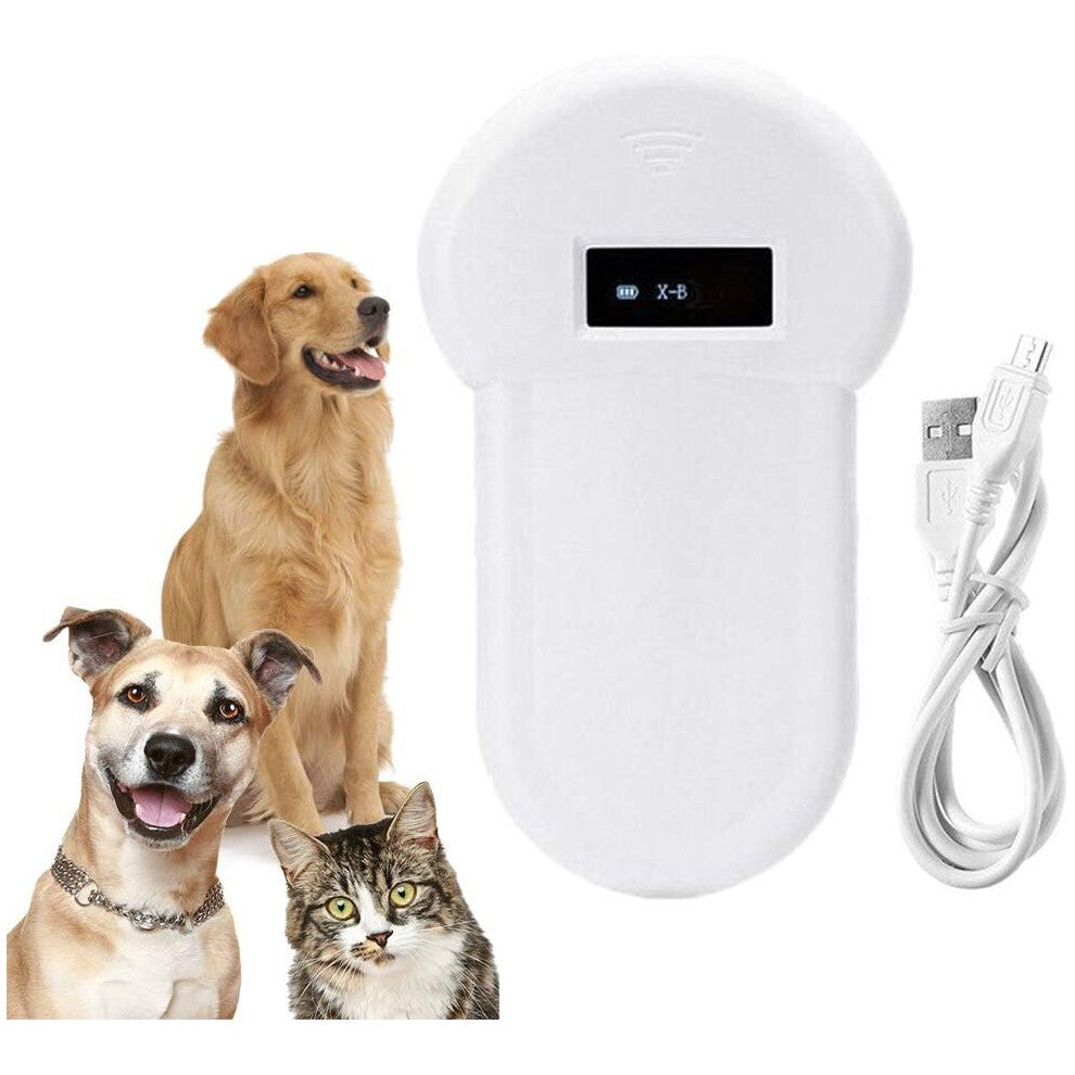 Pet Microchip Reader, LF 134.2KHz Handheld Reader, Pocket Pet Microchip Reader Scanner, Pet Dog Cat ID Reader
