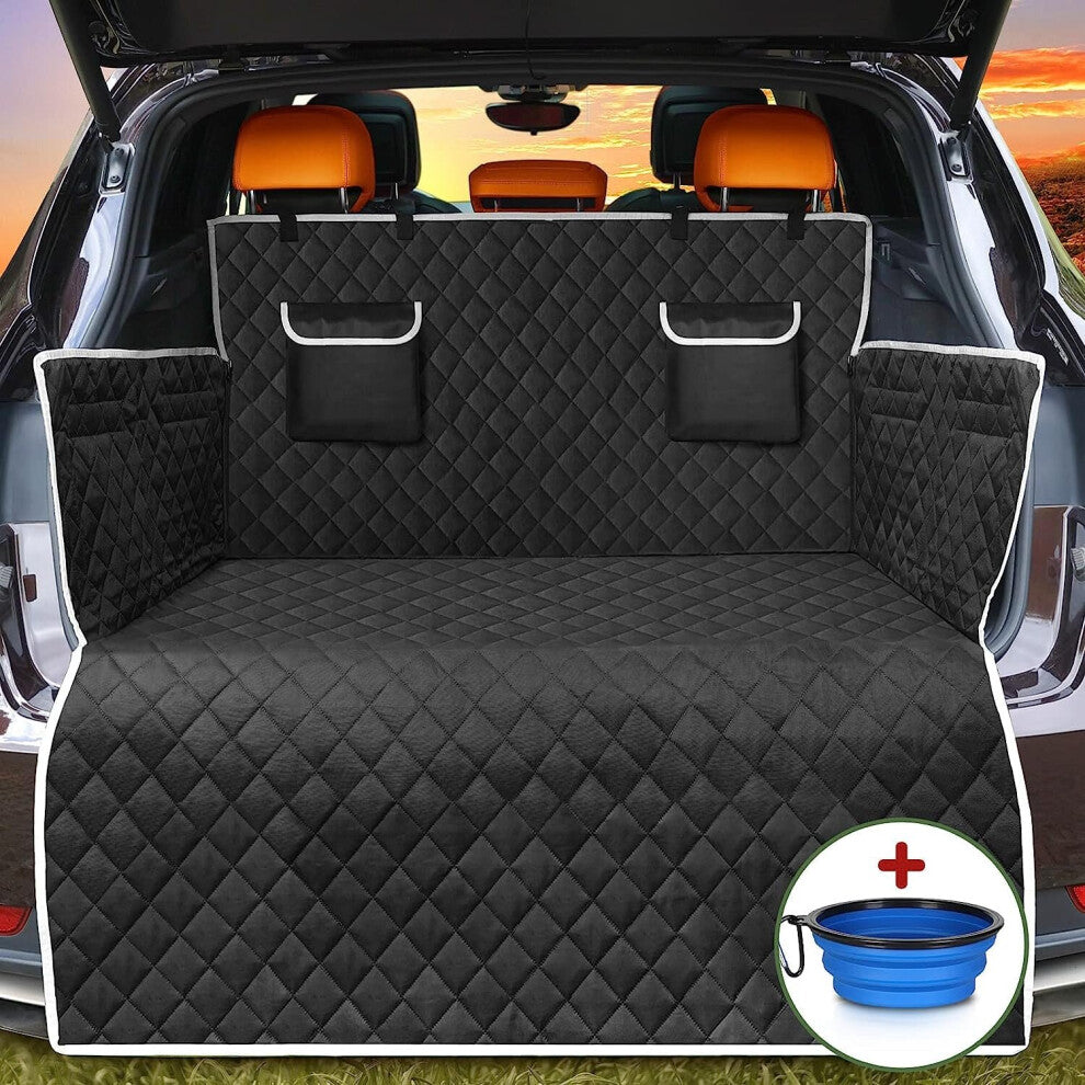 Car Trunk Protector Cover for Universal Car and SUV Dog Trunk Mat Waterproof and Non-slip Car Cover