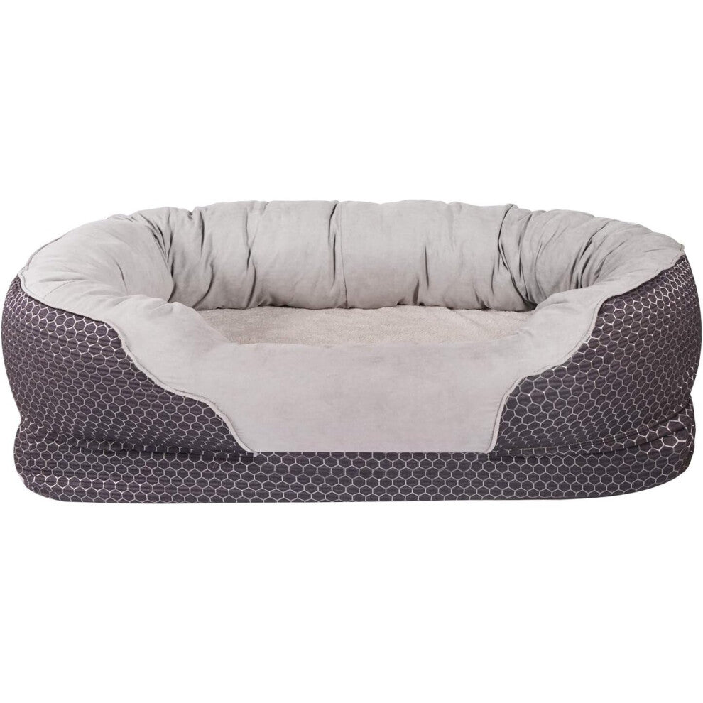 Dog Bed, Orthopedic Dog Beds with Removable Washable Cover, Memory Foam Pet Bed for Dogs and Cats, Non-Slip Bottom Pet Beds for Sleeping