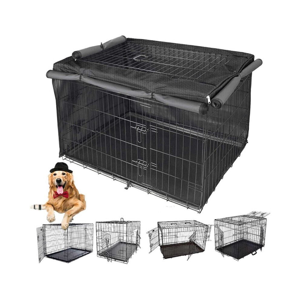 Indoor Dog Cage Strong Protective Cover, Light-resistant Multifunctional Dog Cage, 420D Oxford Cloth Material (Without Dog Cage) (1107376cm)