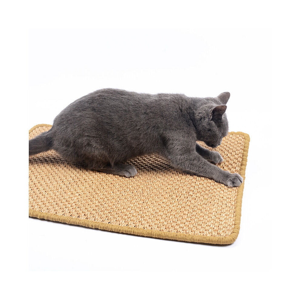 Cat Scratching Mat, Sisal Cat Scratching Mat, Cat Scratcher, Non-Slip Cat Claw Care Toy, Protect Furniture And Sofas 3040cm?random color?,