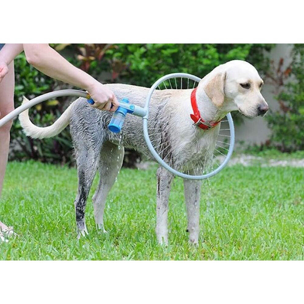 Pet Bath Tool, Multi-Function Pet Dog Shower Sprayer, 360 Degree Washing, Dog Bathing Tool Hoop Sprayer, for Outdoor Garden