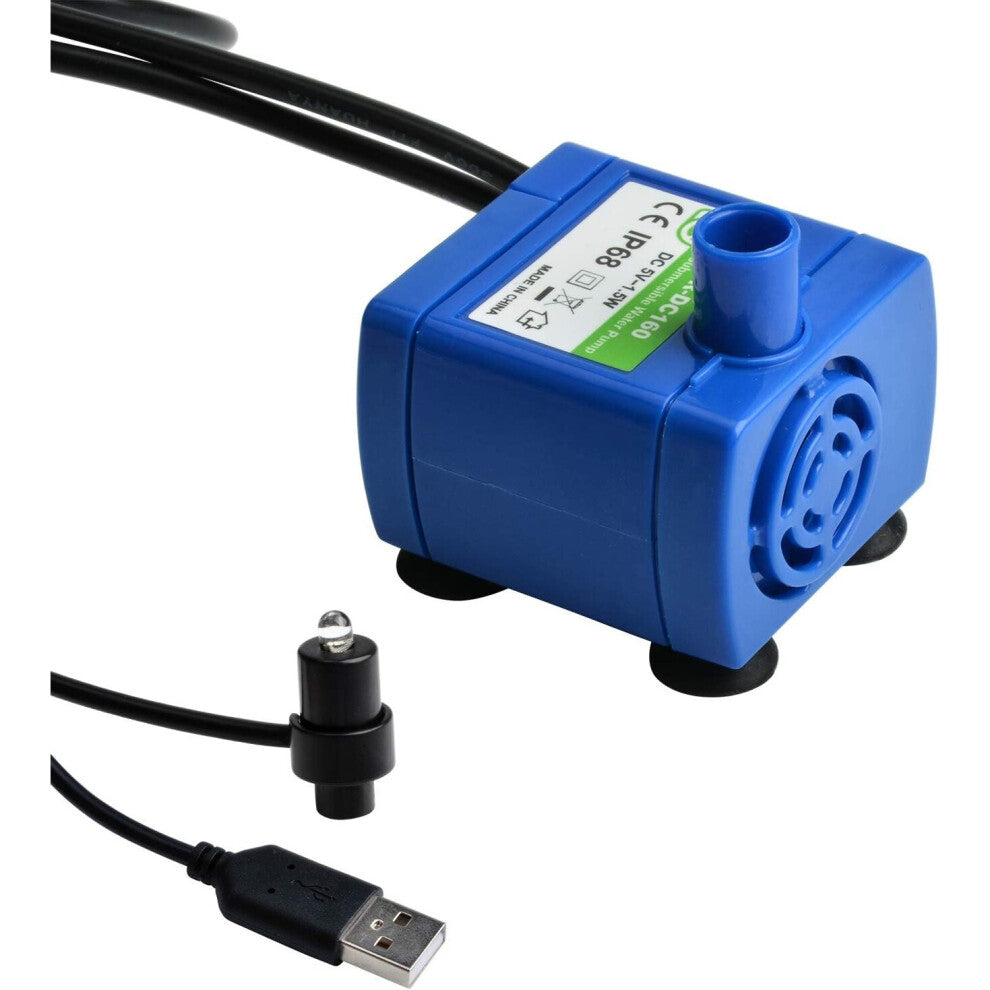 Cat Dog Fountain Pump, Pet Submersible Water Pump