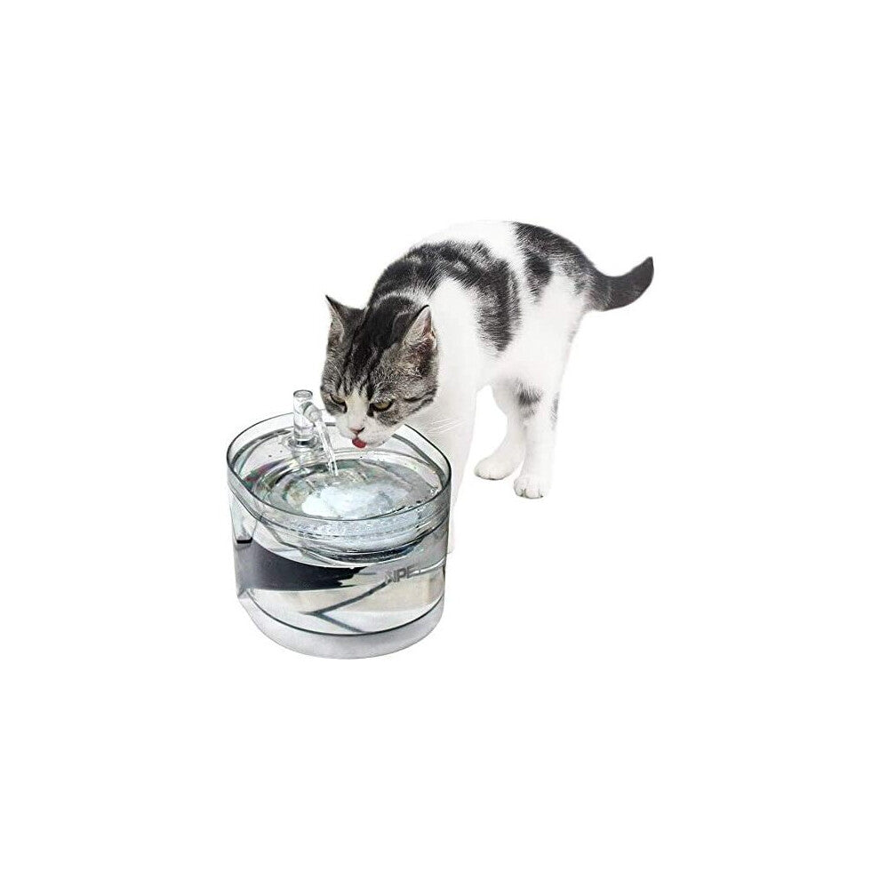 Automatic Water Fountain for Cat Dog, Filter Pet Water Dispenser, 1.5L Electric and Ultra Quiet WF030