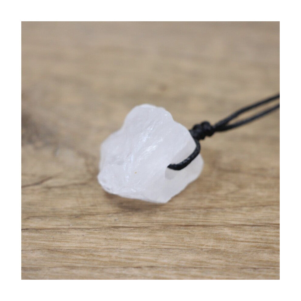 Healing Crystal Reiki Mineral Pendants Necklace,Natural Raw Stone Labradorite Prehnites Amazonite Sodalite Quartz Jewelry,QC3015