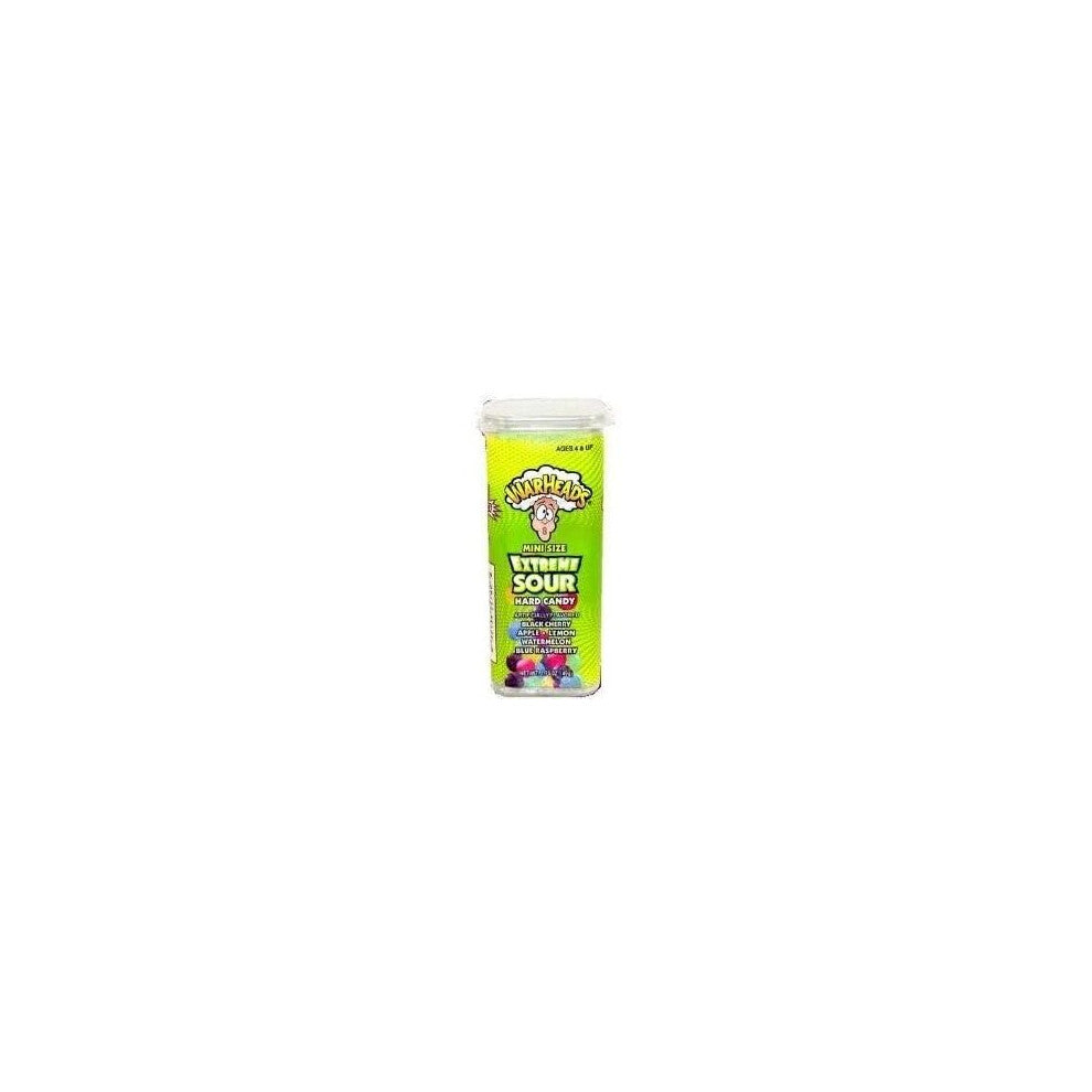 Warheads Mini Extreme Sour Hard Candy 49g ( pack of 18 )