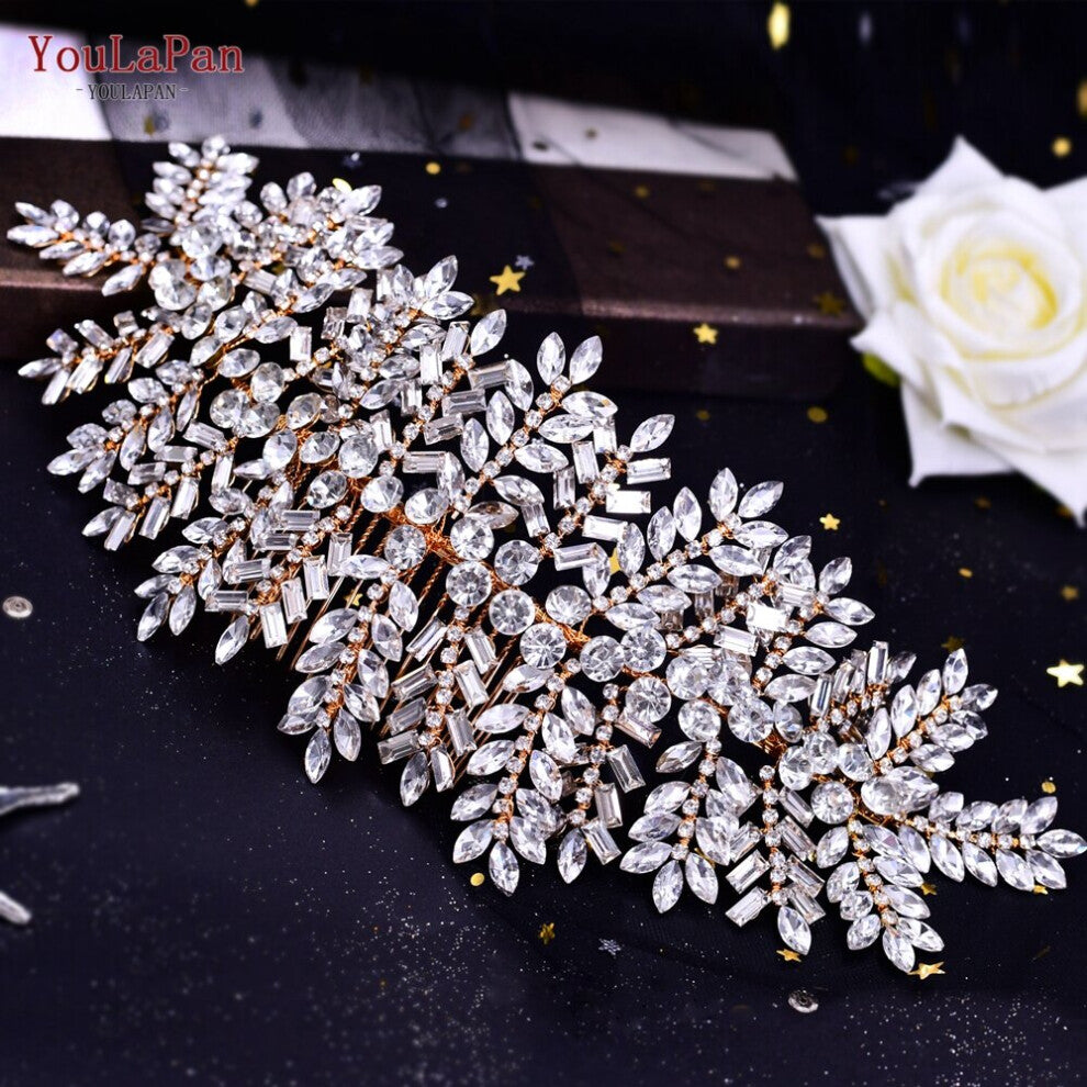 HP392 Crystal Headpiece Bridal Hair Clips Bride Comb Hair Accessories Wedding Tiara and Headdresses Bridal Headwear