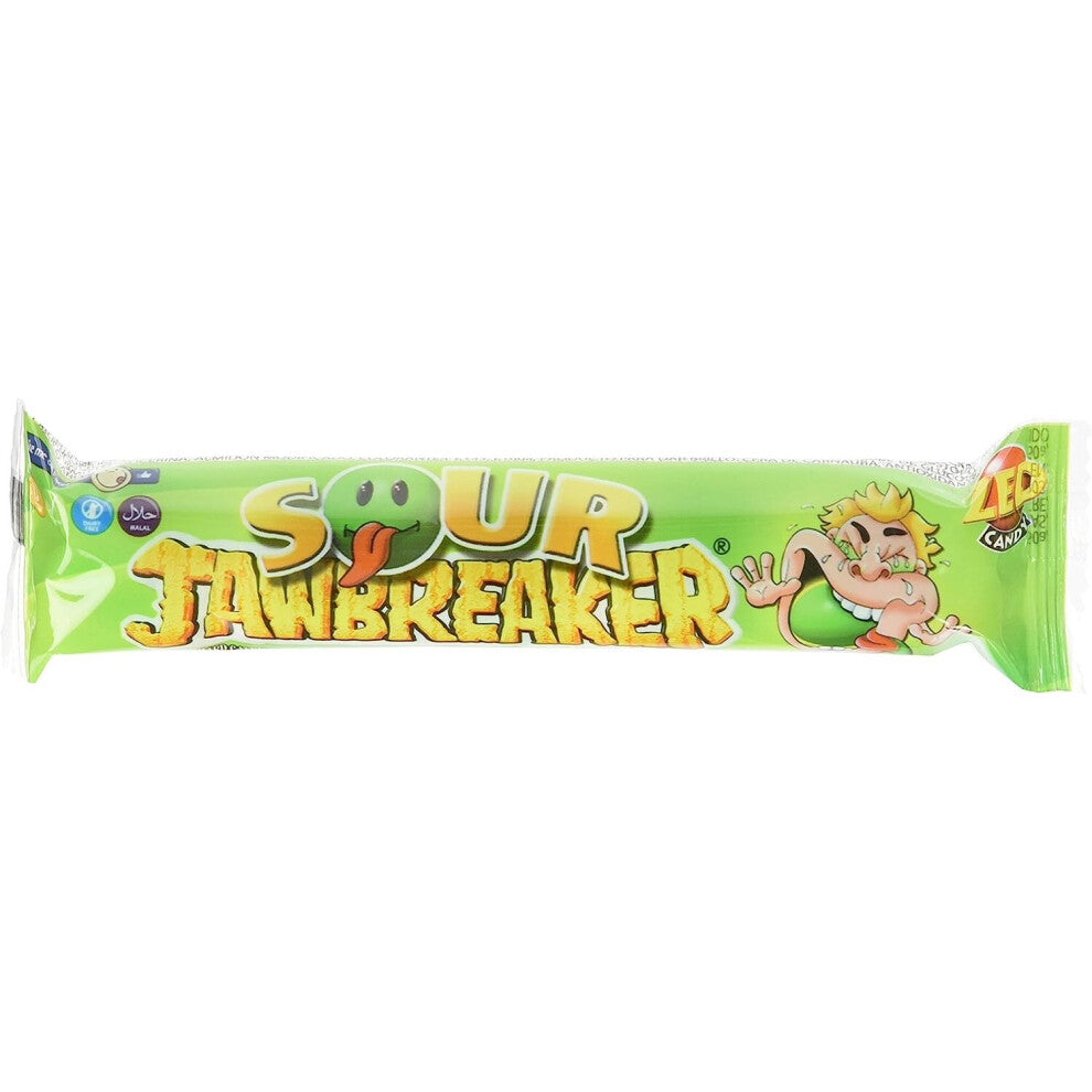 Zed Candy Sour Apple Jawbreaker 6 Ball Pack 49.5g ( Pack of 16 )