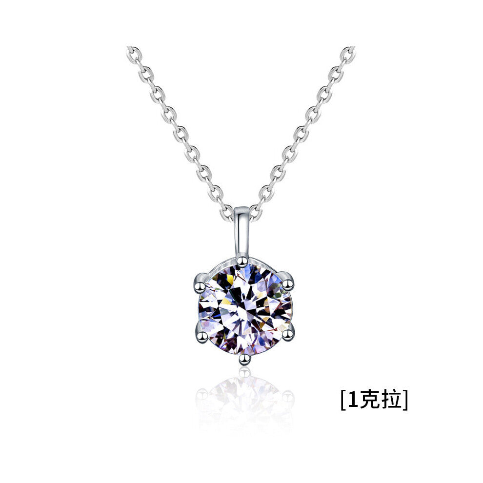 Sterling silver necklace female all-match ins collarbone pendant accessories niche jewelry