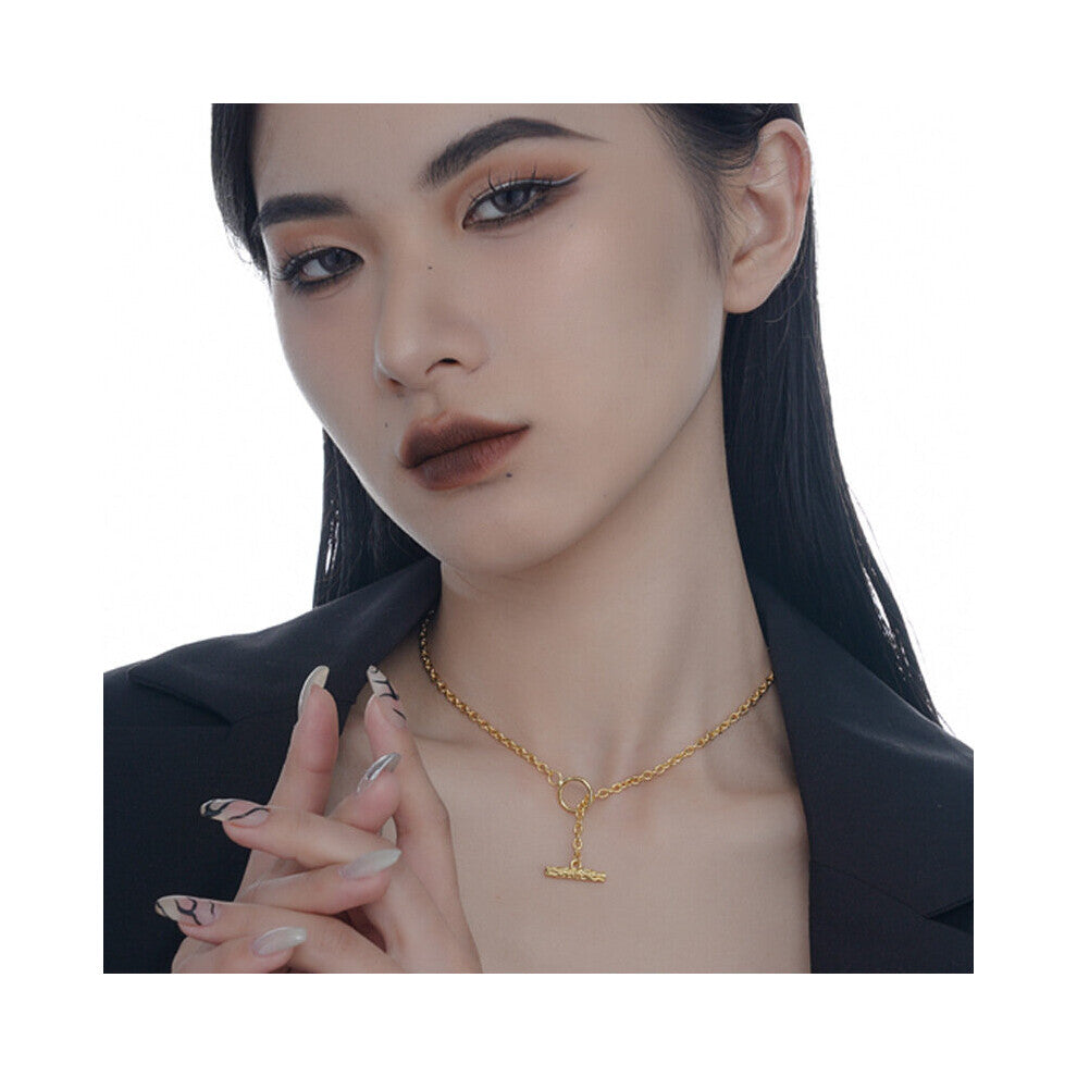 Ins Minimalism Girls Cross Chains Chokers Necklace Real 925 Sterling Silver Jewelry Stylish NO Pendants