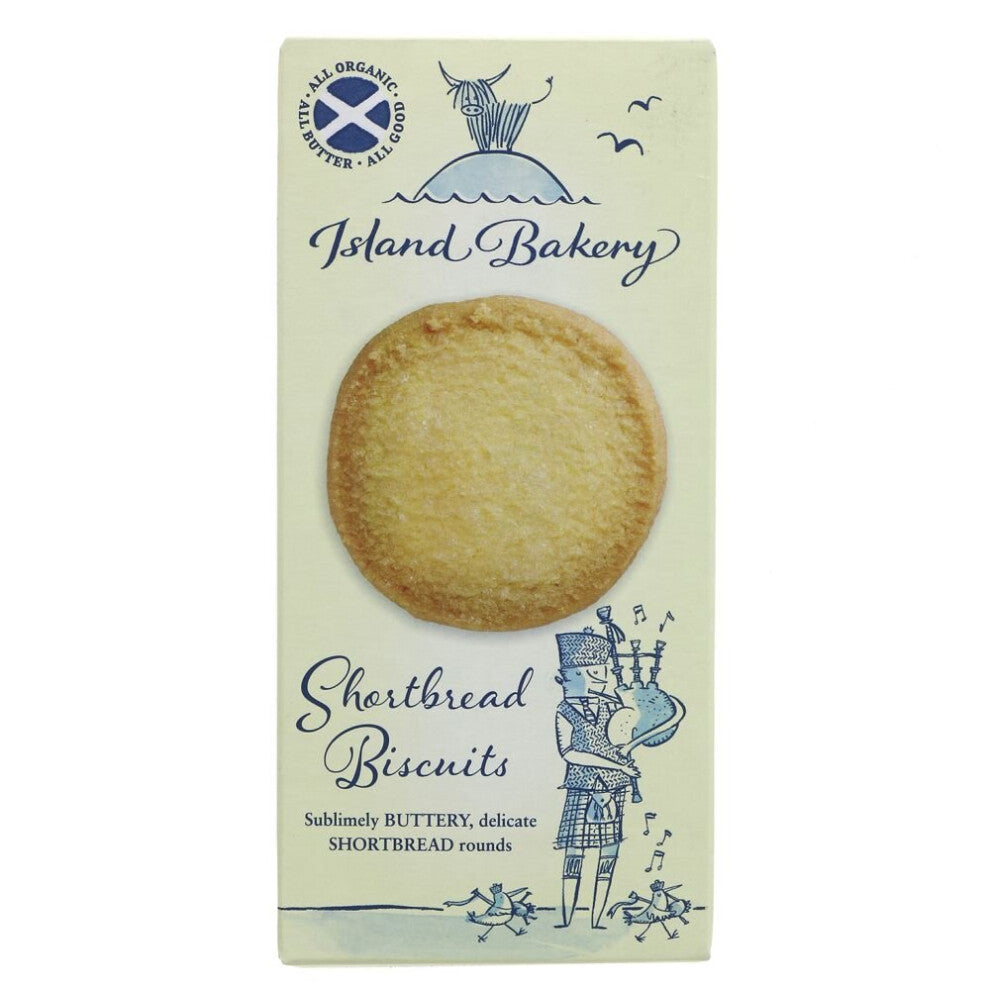 Island Bakery Organics Shortbread Biscuits 125g ( Pack of 12 )