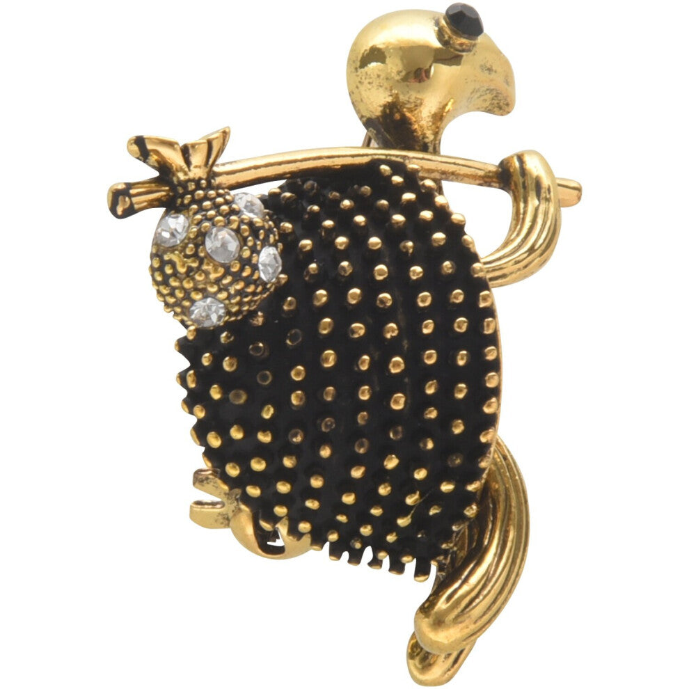 Vintage Style Walking Brooch Women Kids Clothes Accessories Crystals Turtle Animal Brooches Suit Corsage Pins