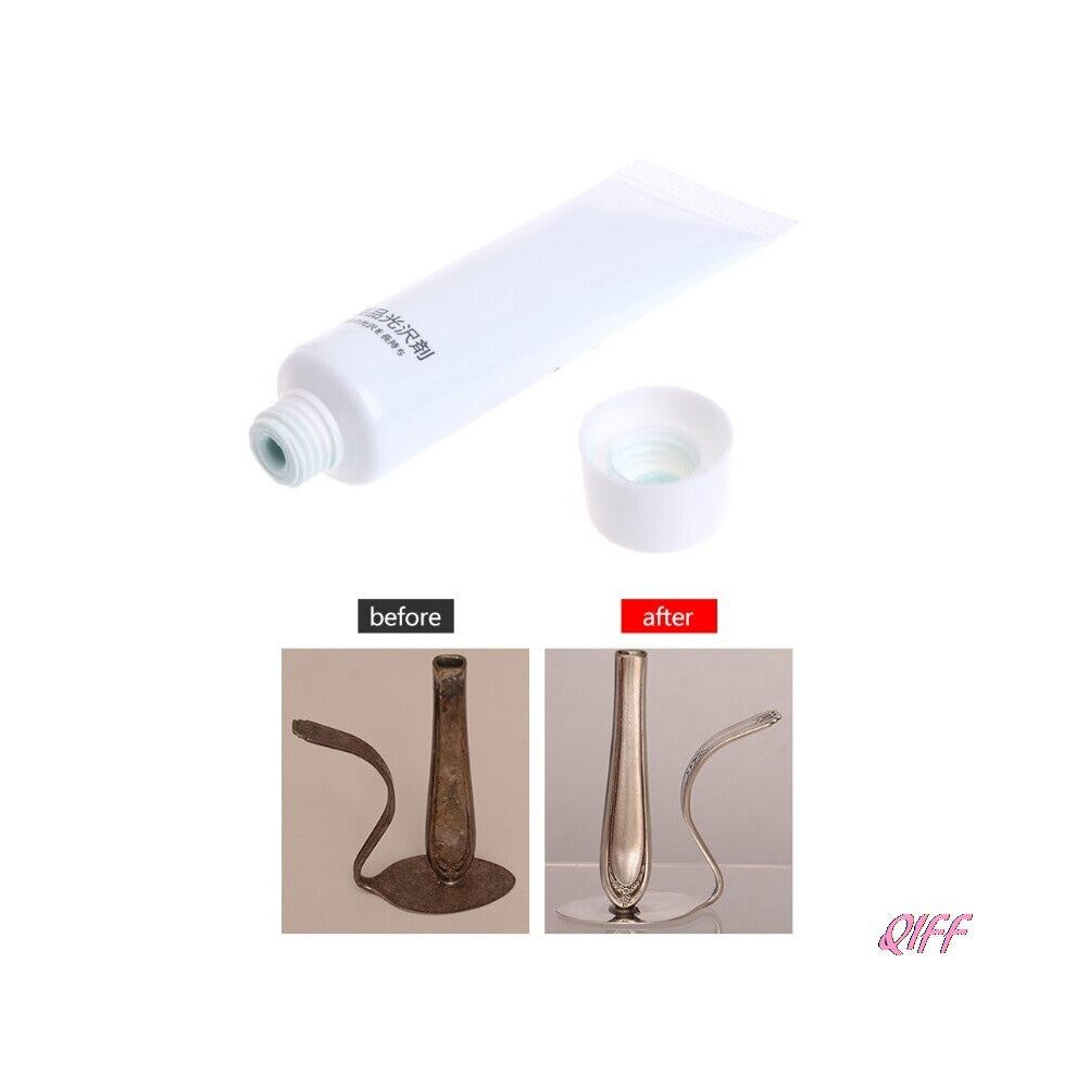 M2EA 12ml Multi-purposes Cream Silver Jewelry Necklace Ring Clean Polishing Cloth Block Cleaner Household Cleaning Tools