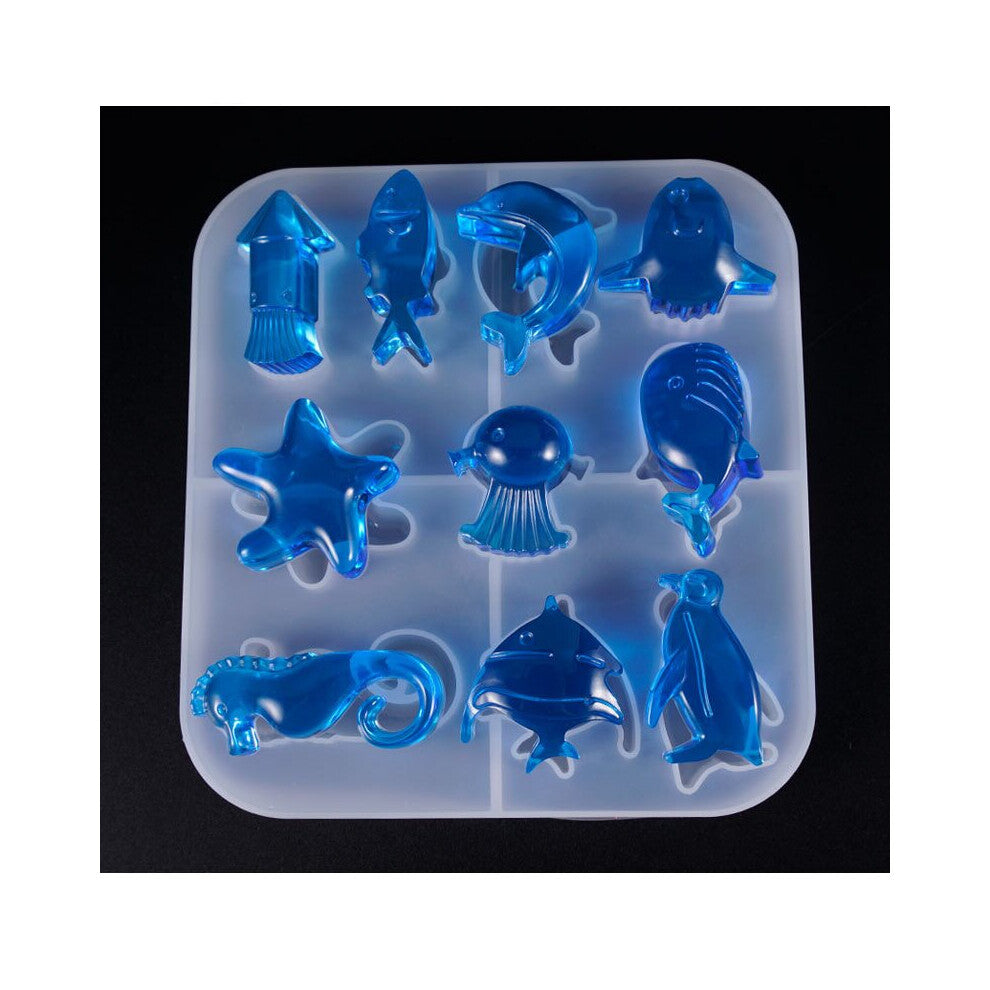 Popular1 PC Sea Shell Shaped Silicone Jewelry Toolds DIY Jewelry Accessories UV Resin Epoxy Molds Dried Flower Moulds