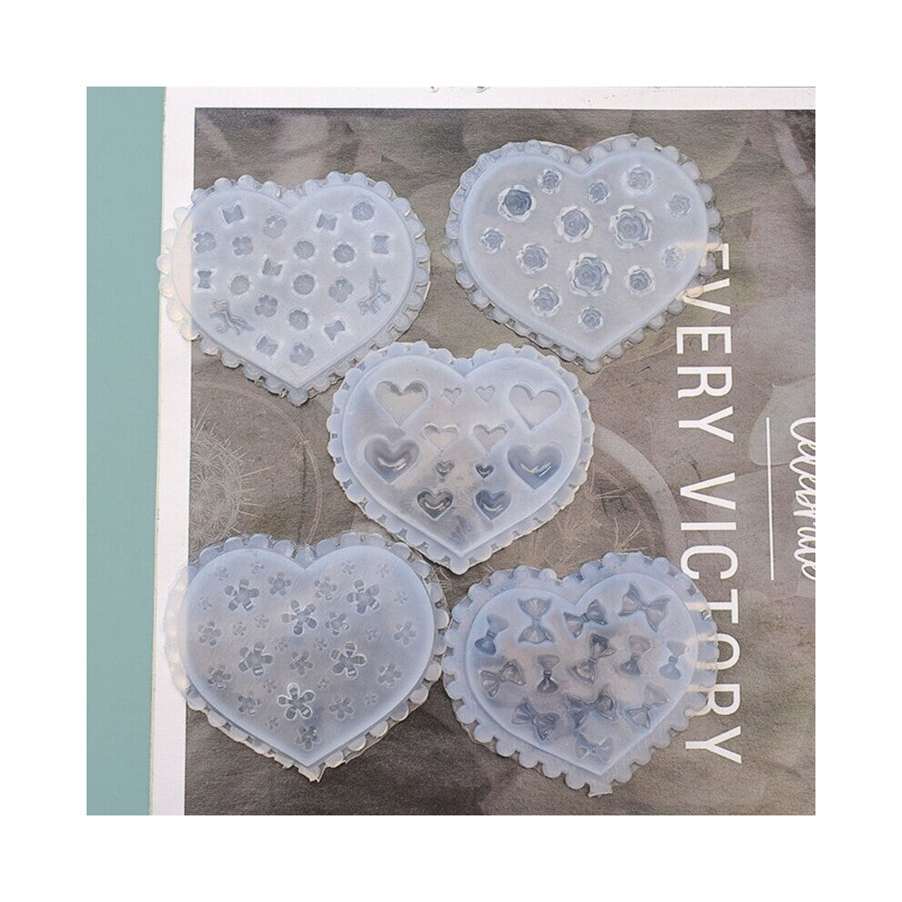 Silicone Keychain Mold Pendant Molds DIY Candy Crafts Moulds Gadgets