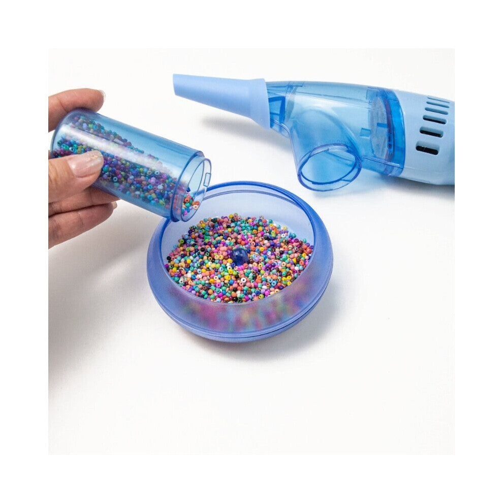 Beads Suction Machines Mini Vacuum Cleaner Desktop Wood Beads Rice Cleaning Supplies Cleaning Gadget Plastic Material Y08E