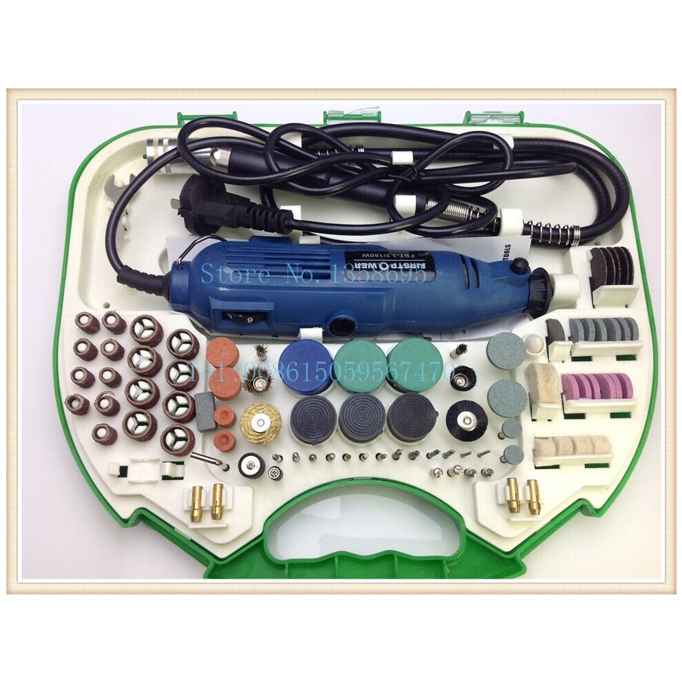 Jewelry watch polishing kit, Polishing Motor with 161 polishing accessories, complete set polishing motor,