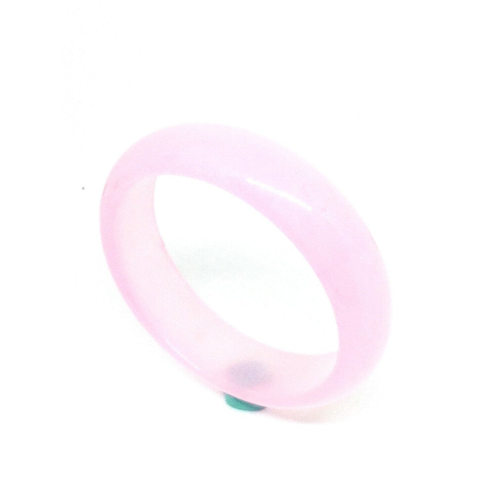 Natural Pink Jade Bangle Bracelet Temperament Jewelry Gems Accessories