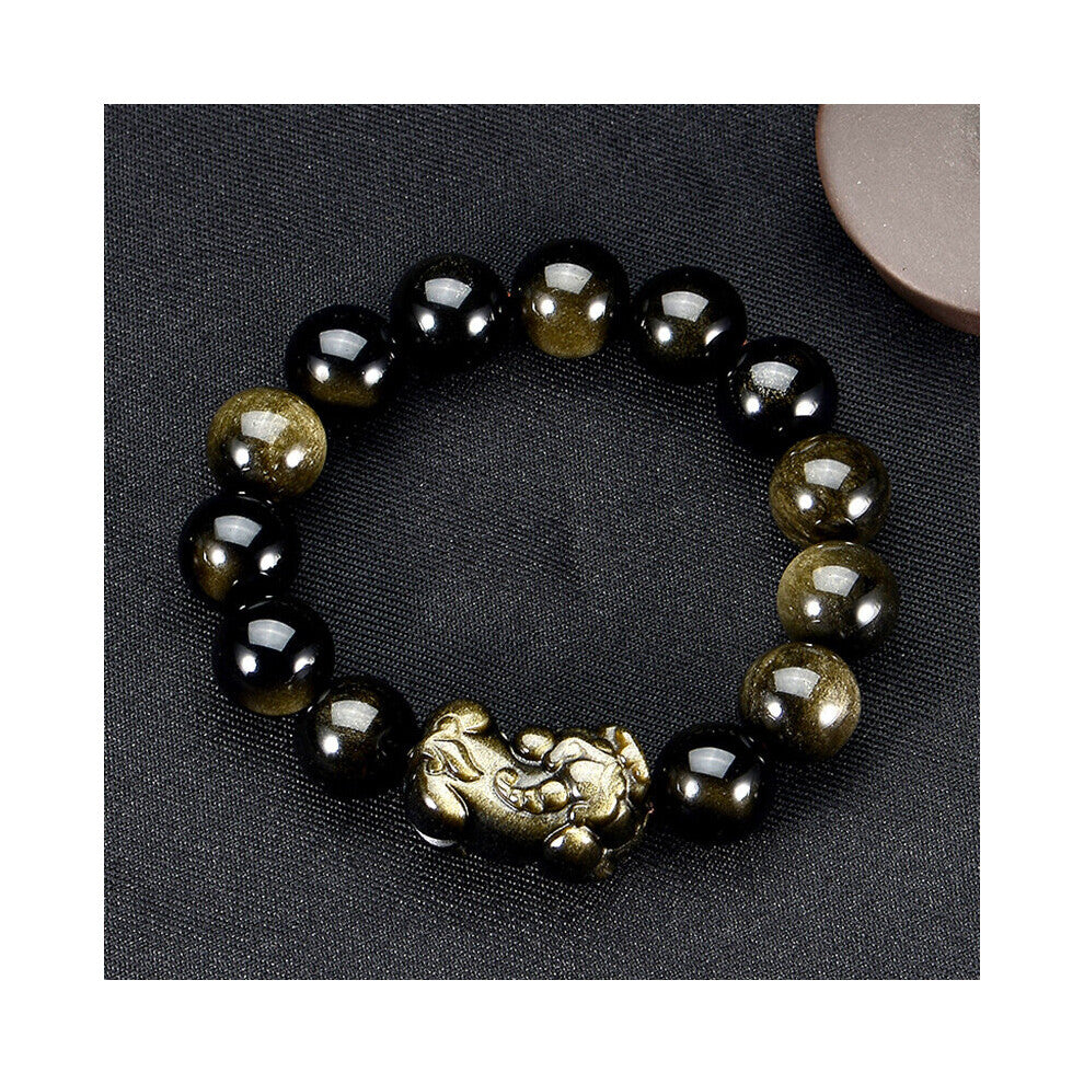 Hot Selling Pixiu Natural Bangle Charm Jewellery Womens Hand-Carved Bracelet for Women Men Accessories