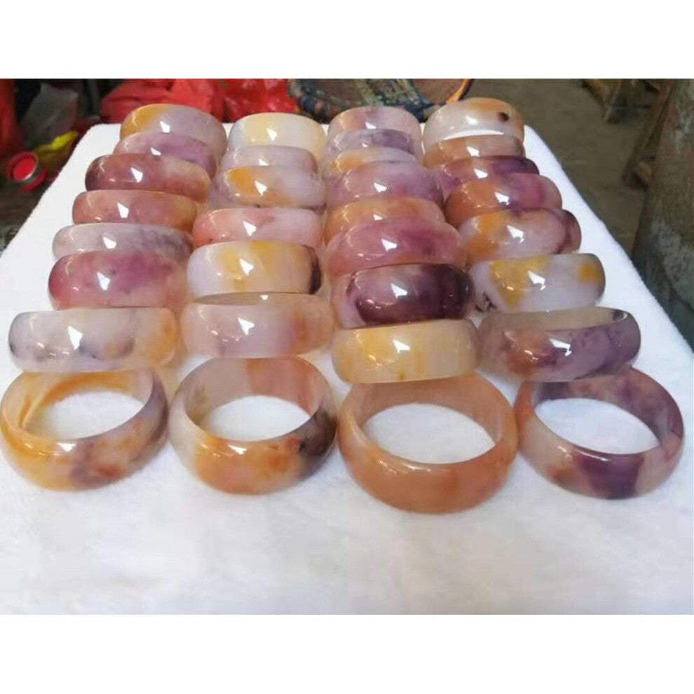 Class A natural golden silk jade bracelet handcarved emerald wide bracelet women real jade jewelry Accessories bracelet