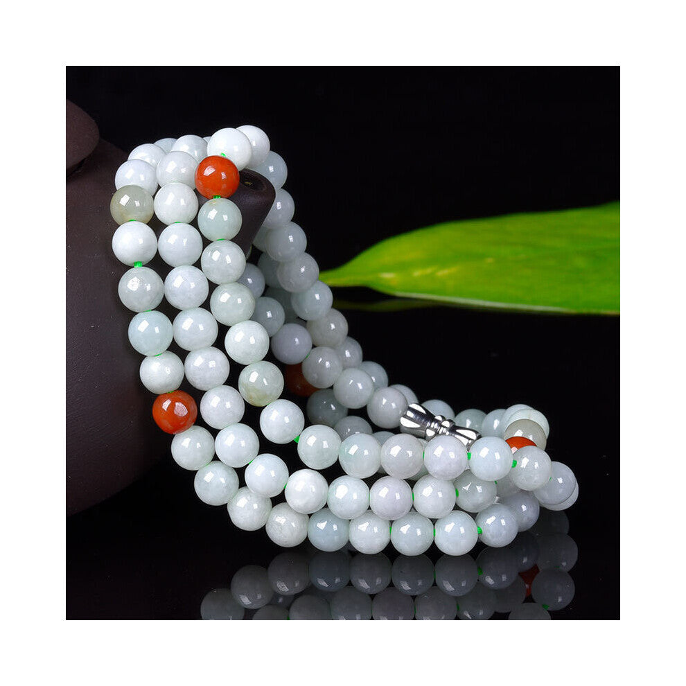 Natural Emerald Oval Beads Bracelet Necklace Adjustable Bangle Jewellery Accessories Amulet sweater chain