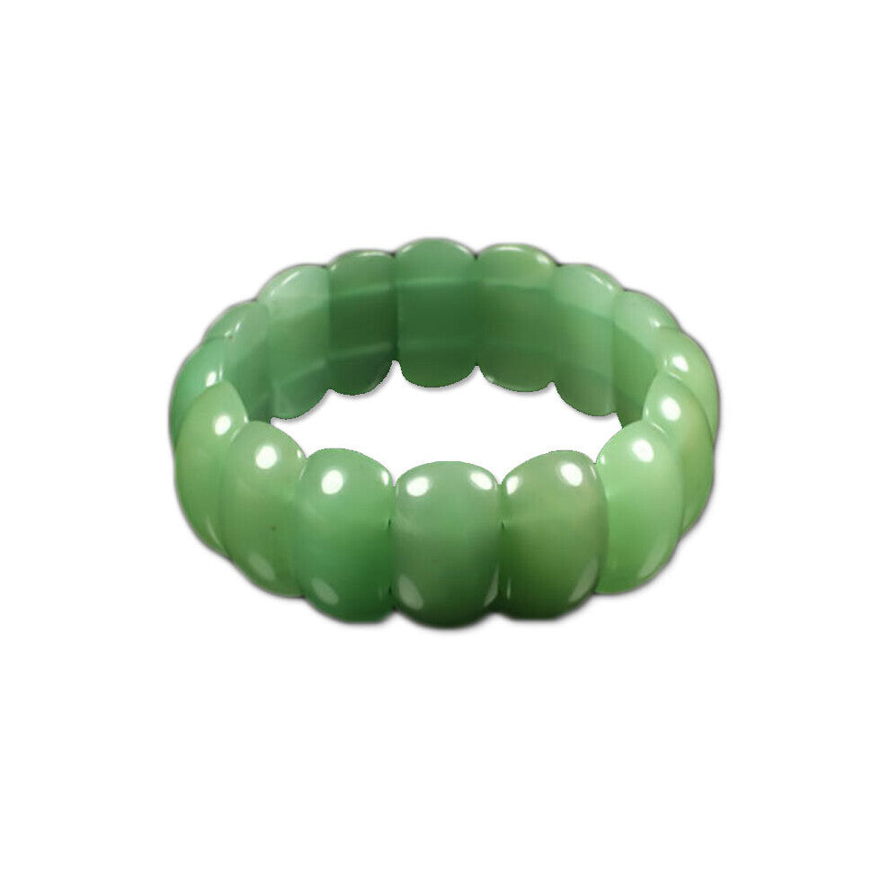 Natural 100% green jade bracelet bangle natural jewelry aventurine be fit for men and women accessories and amulets
