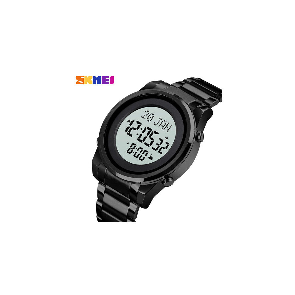 Watch Muslim Qibla Mens City Selection Bookmark Clock Sport Digital Electronic Bracelet Male Wristwatch Gift
