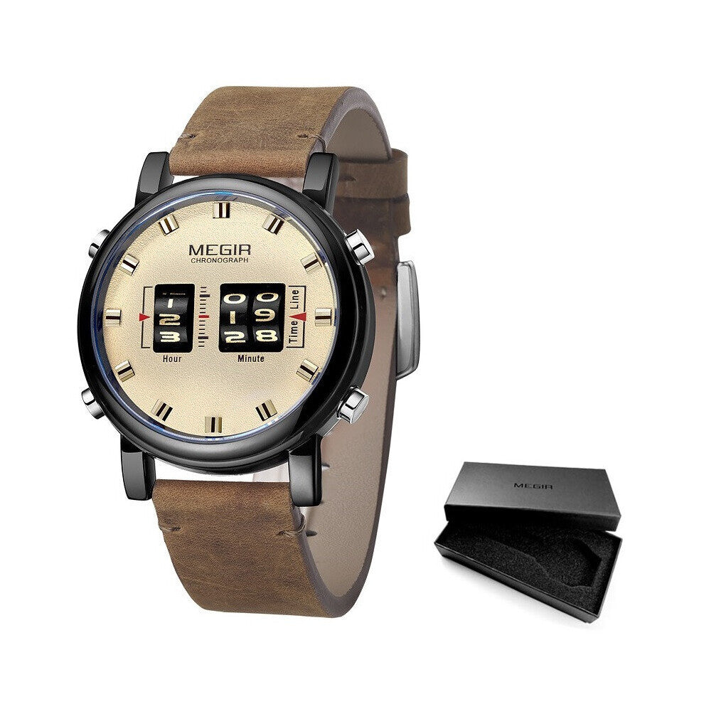 Mens Watches Top Quartz Sports Watch Clock Men Leather Military Wristwatch Relogio Masculino Reloj Hombre