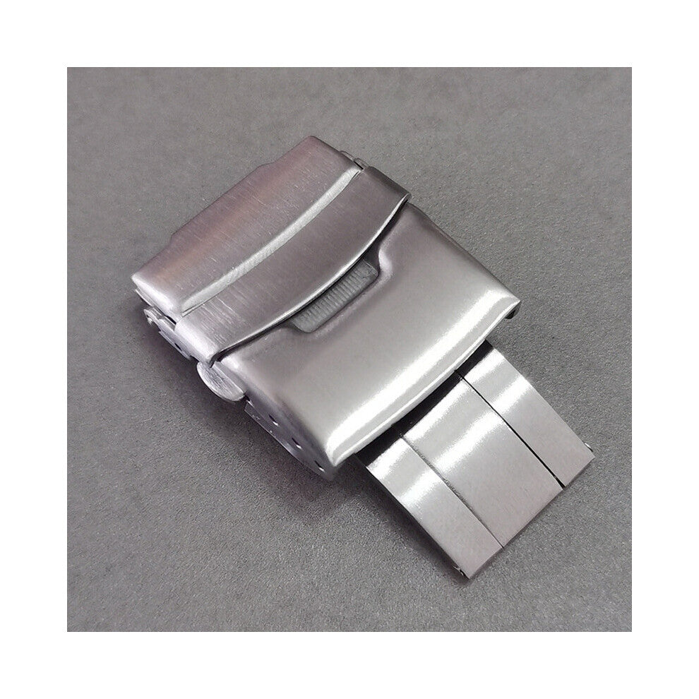 Watch Accessories Stainless Steel Solid Buckle 18MM 20MM 22MM 24MM Double Insurance Turtle Back Buckle Strap Buckle