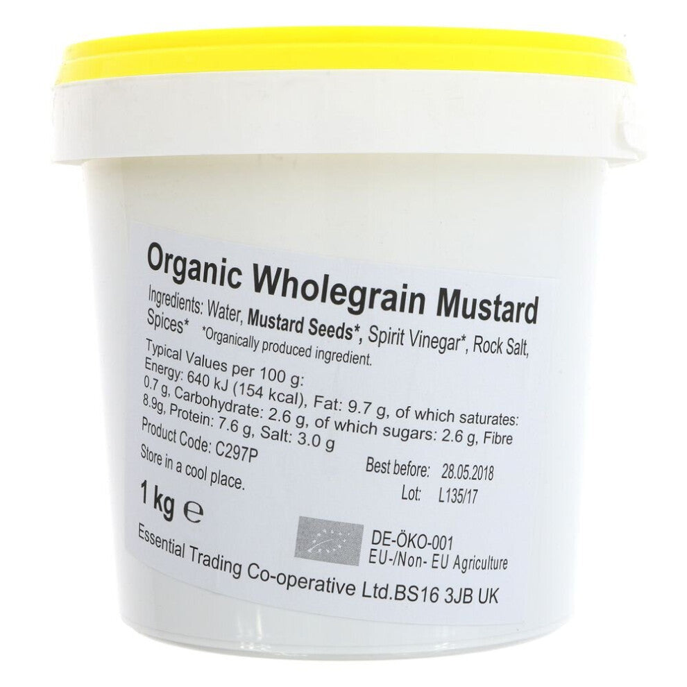 Byodo Mustard - wholegrain, organic - 1 kg ( pack of 1 )