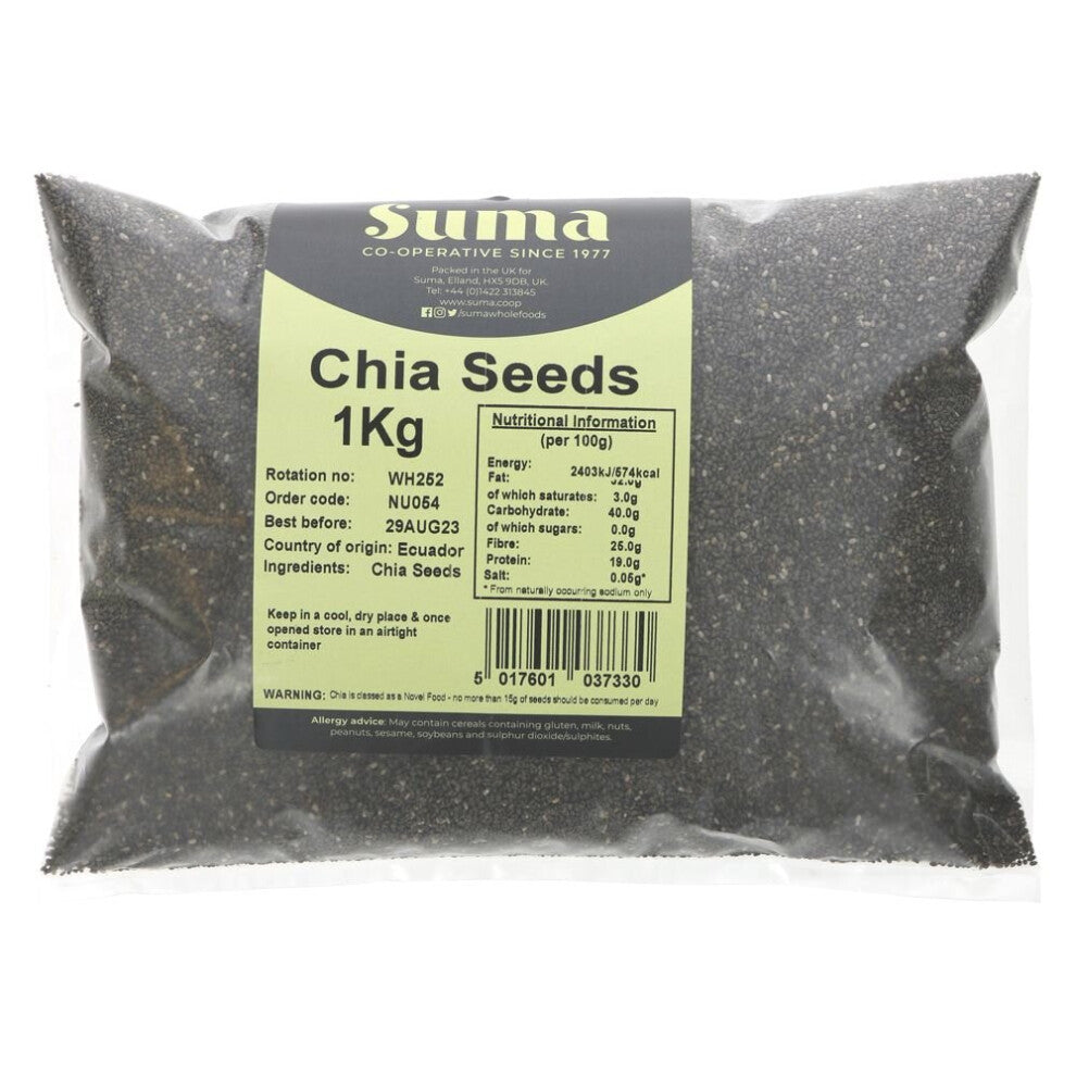 Suma Chia Seeds - 1 kg ( pack of 1 )