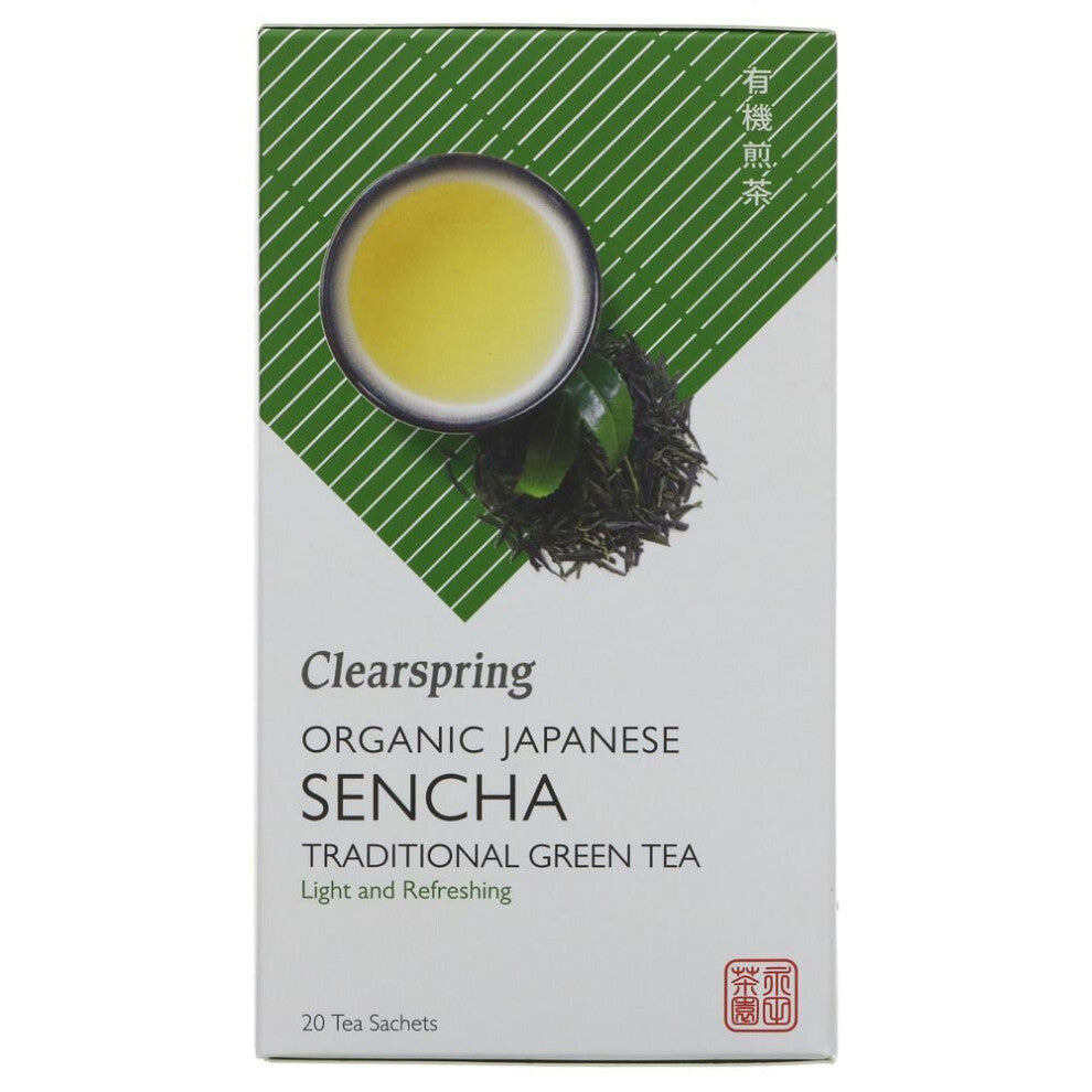 Clearspring Sencha Green Tea 20 bags ( pack of 4 )