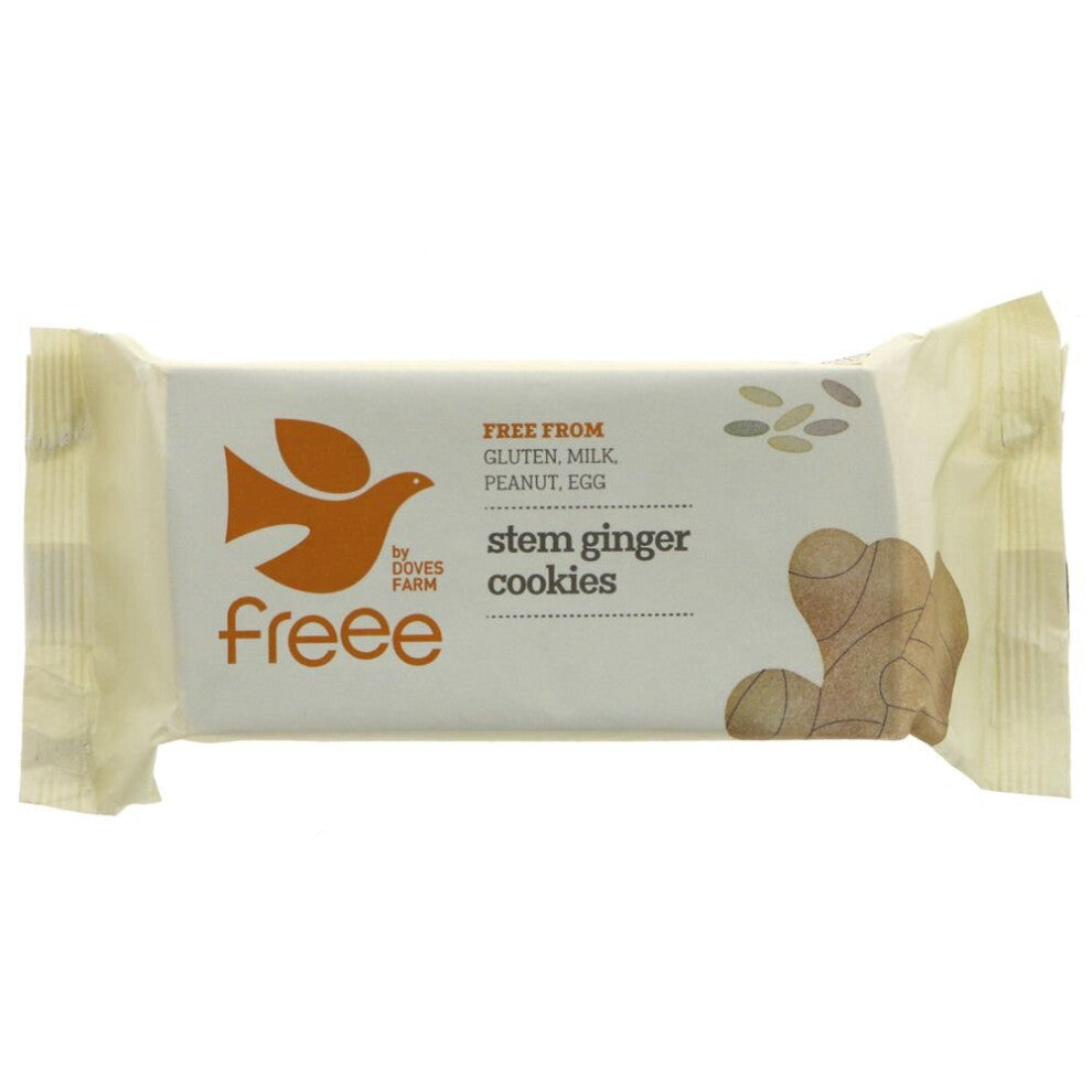 Doves Farm Stem Ginger Cookies - GF 150g ( pack of 12 )
