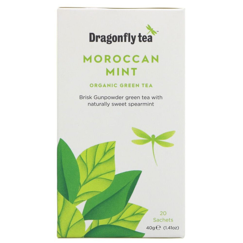Dragonfly Tea Moroccan Mint 20 bags ( pack of 4 )