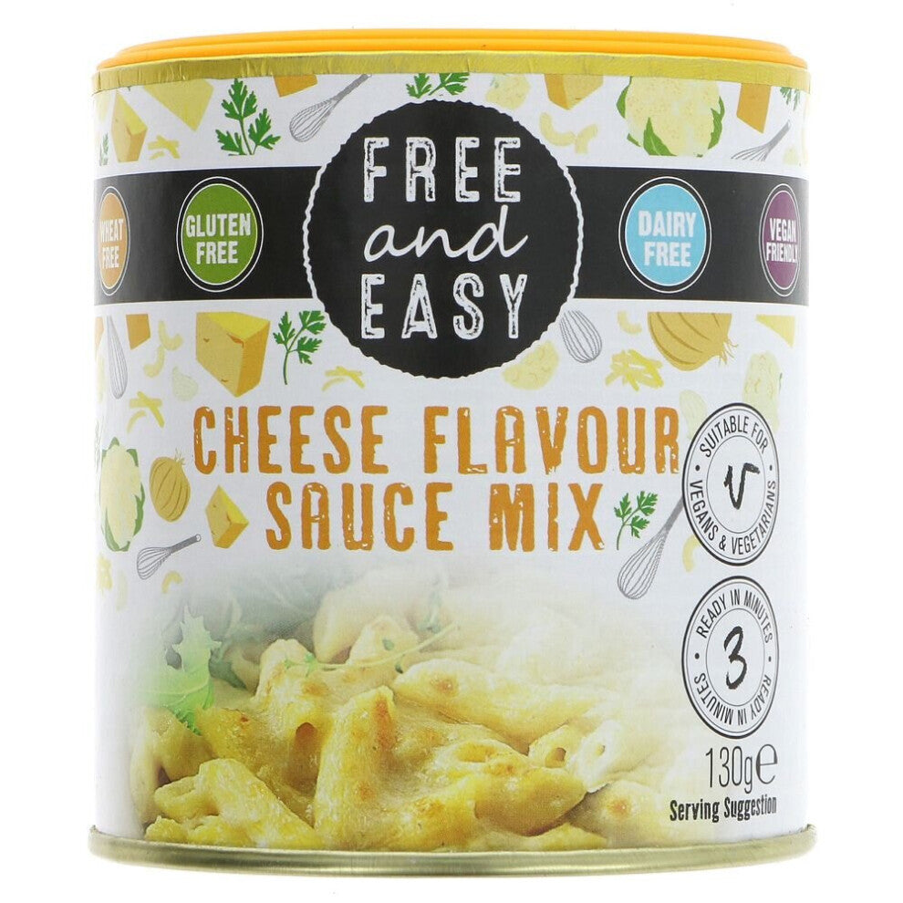 Free & Easy Cheese Flavour Sauce Mix 130g ( pack of 6 )