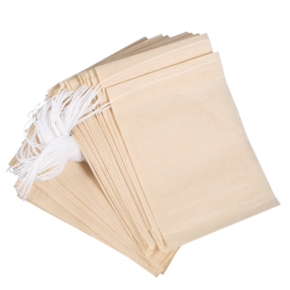 600 Pack Tea Filter Bags,Disposable Paper Tea Bag with Drawstring for Loose Leaf Tea,Coffee(Natural Color,2.75X1.97 In)