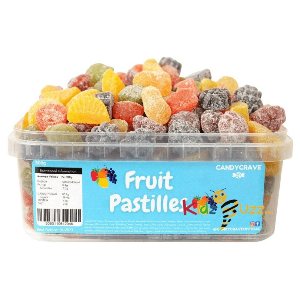 Candycrave Fruit Pastilles Tub 800g