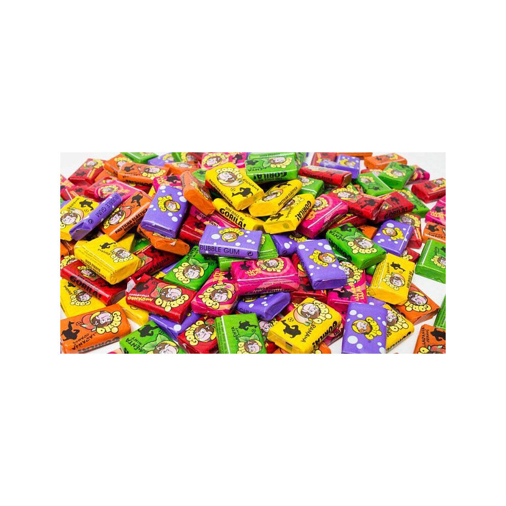 40 Chewing Gum Candy Gorila Portugal Assorted Flavours Bubble Gum