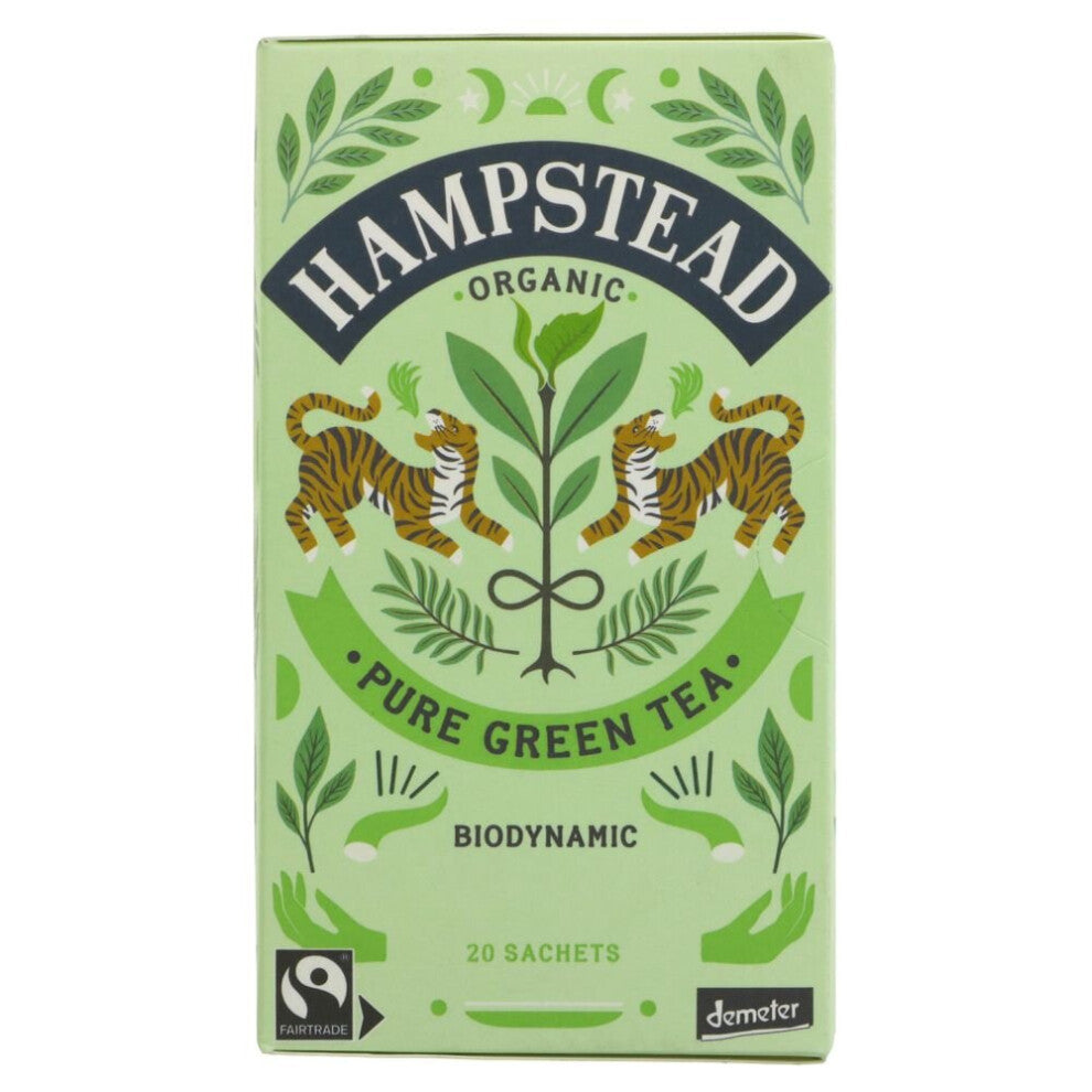 Hampstead Tea Clean Green 20 bags ( pack of 4 )