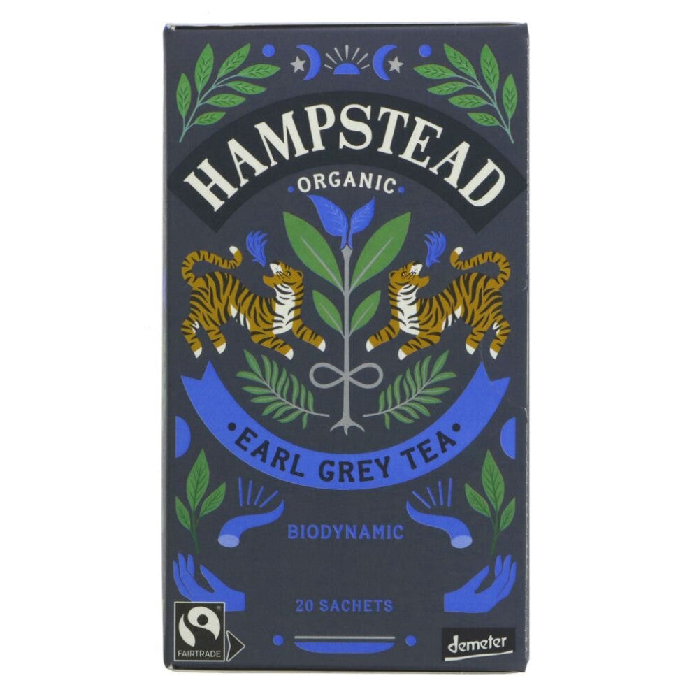 Hampstead Tea Divine Earl Grey 20 bags ( pack of 4 )