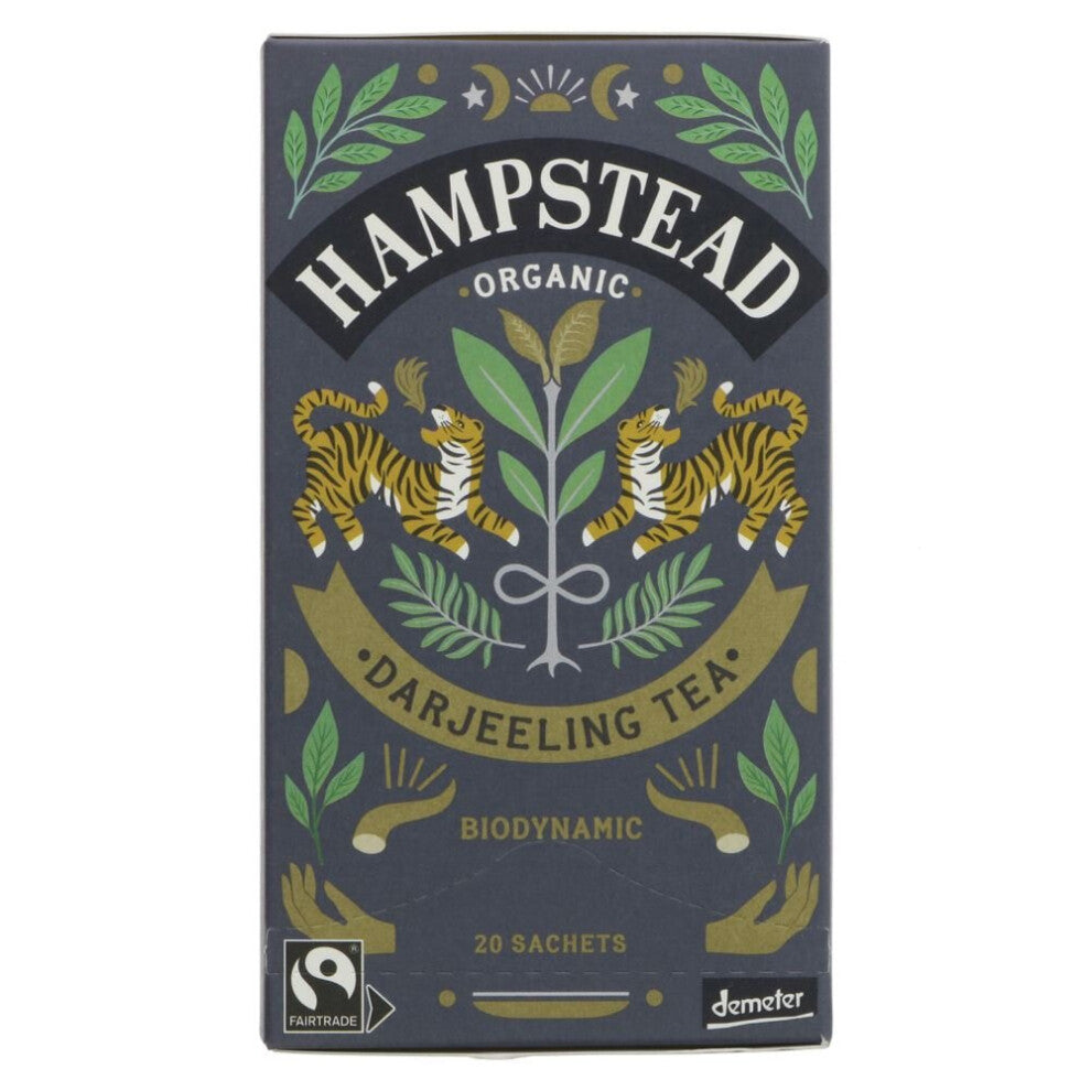 Hampstead Tea Pure Darjeeling 20 bags ( pack of 4 )