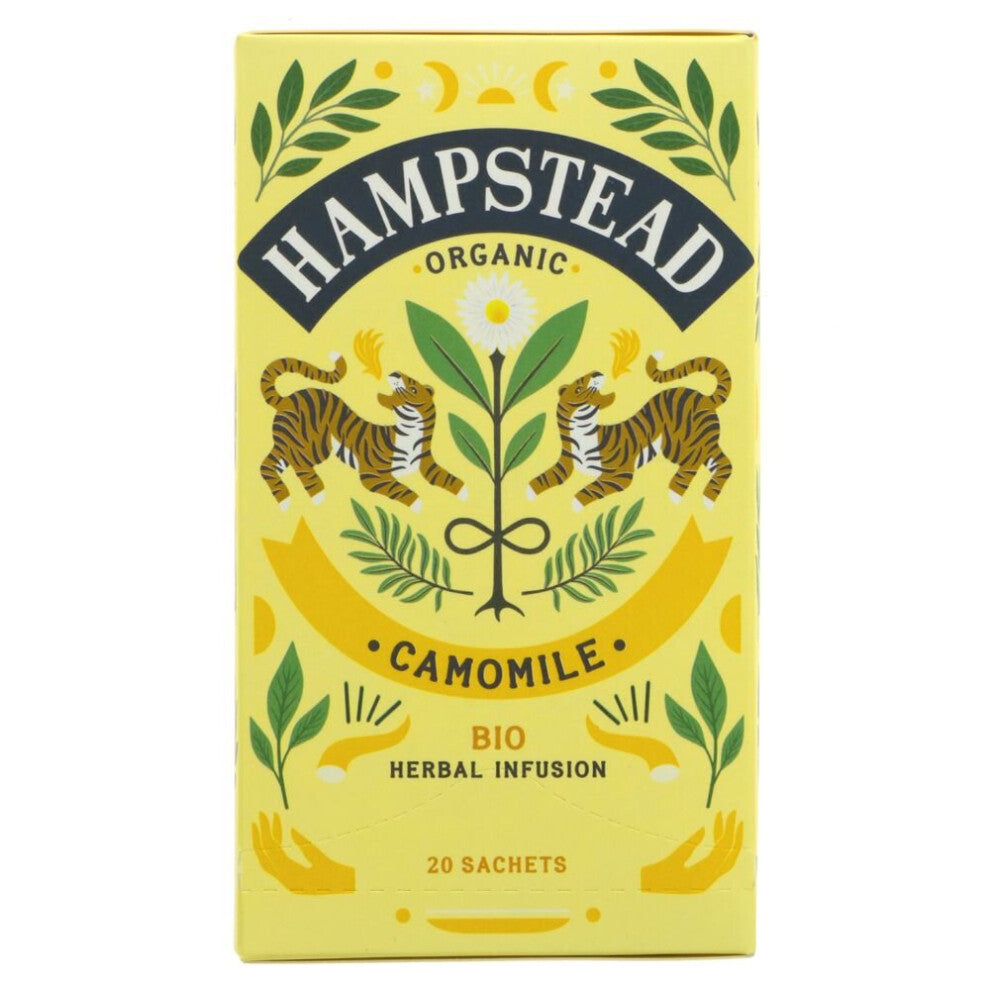 Hampstead Tea Camomile 20 bags ( pack of 4 )