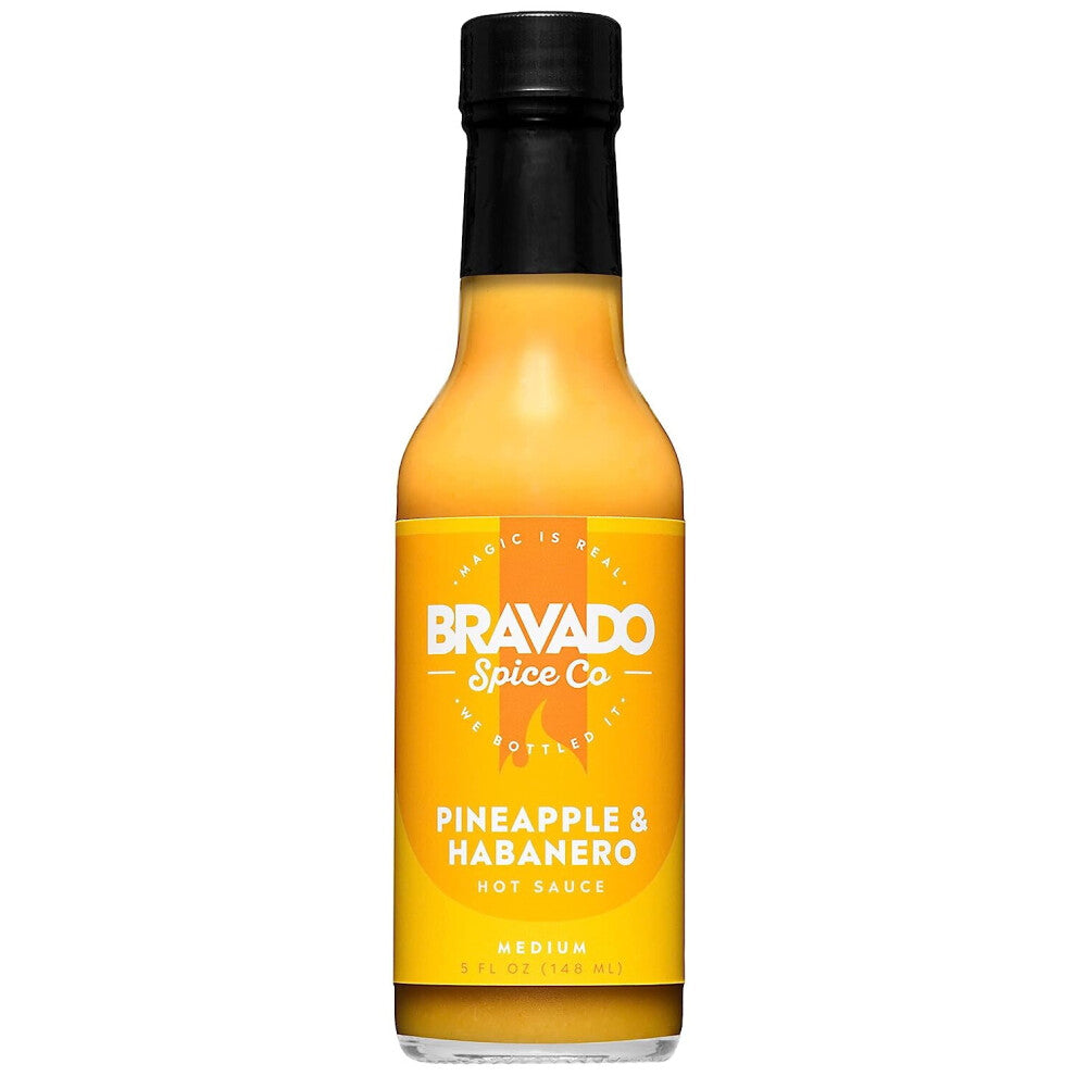 Medium Chilli Sauce Pineapple & Habanero Table Condiment Bravado Spice