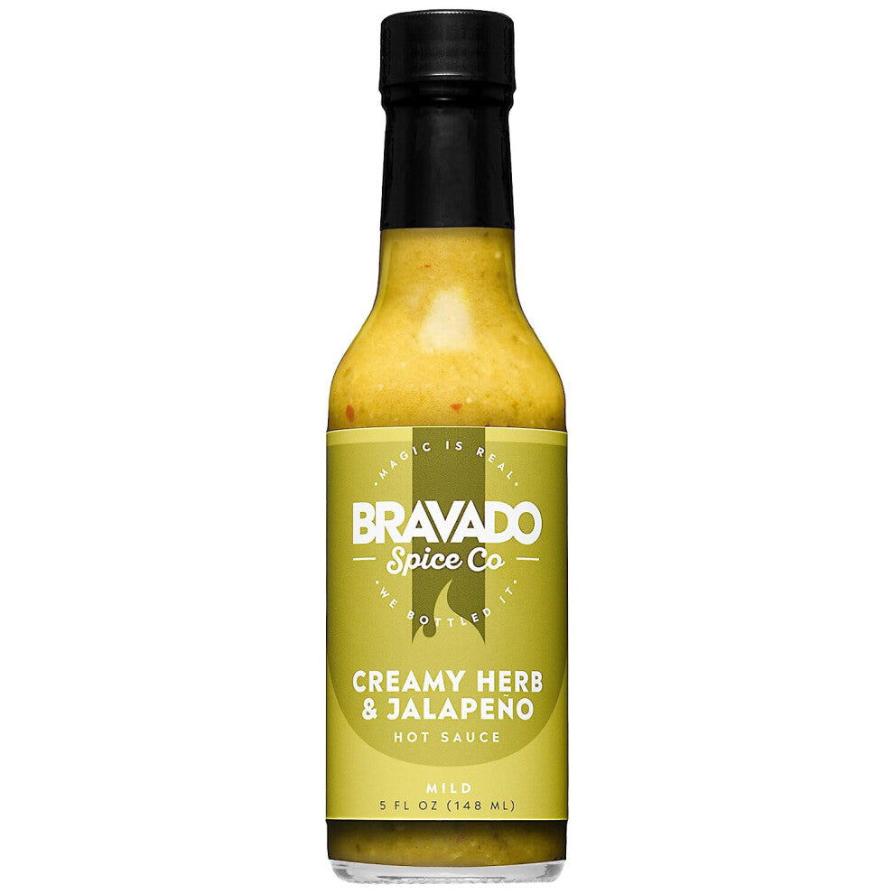 Mild Chilli Sauce Herb & Jalapeno Table Condiment Bravado Spiced