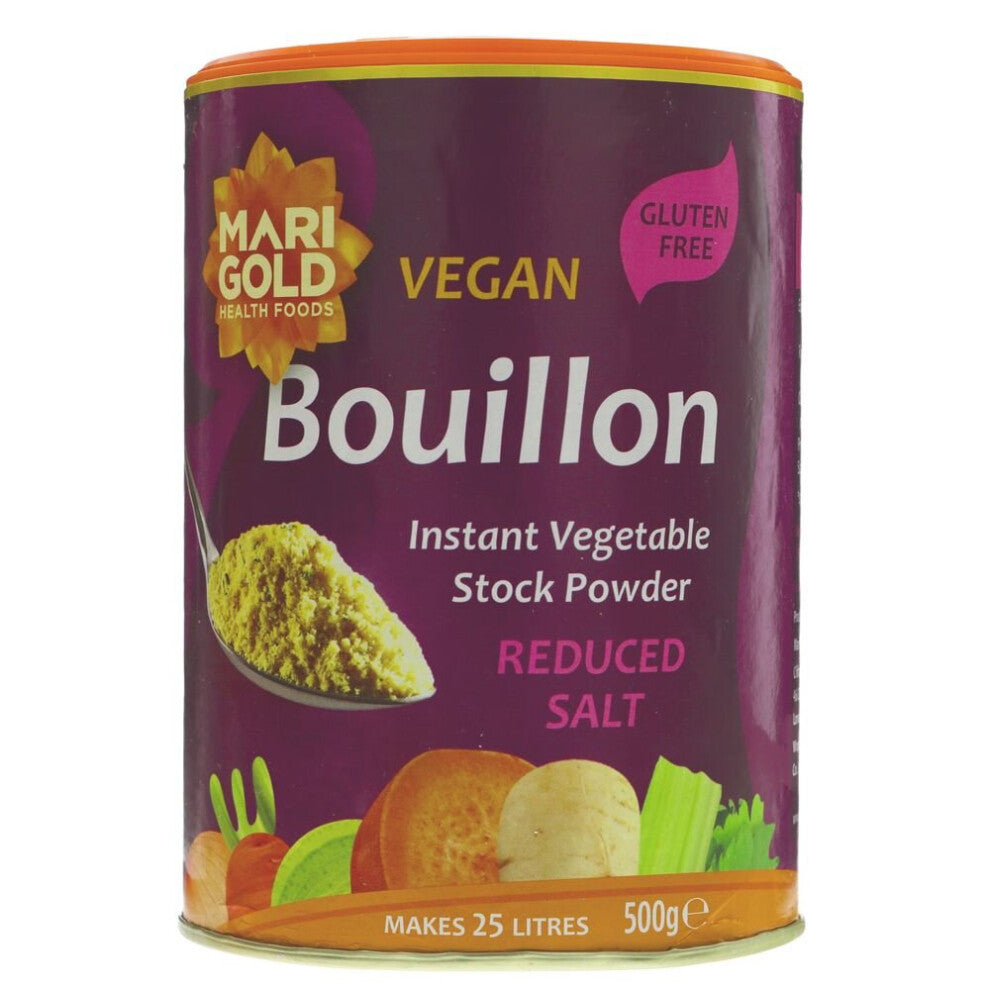 Marigold Bouillon Powder - Reduced Salt 500g ( pack of 6 )