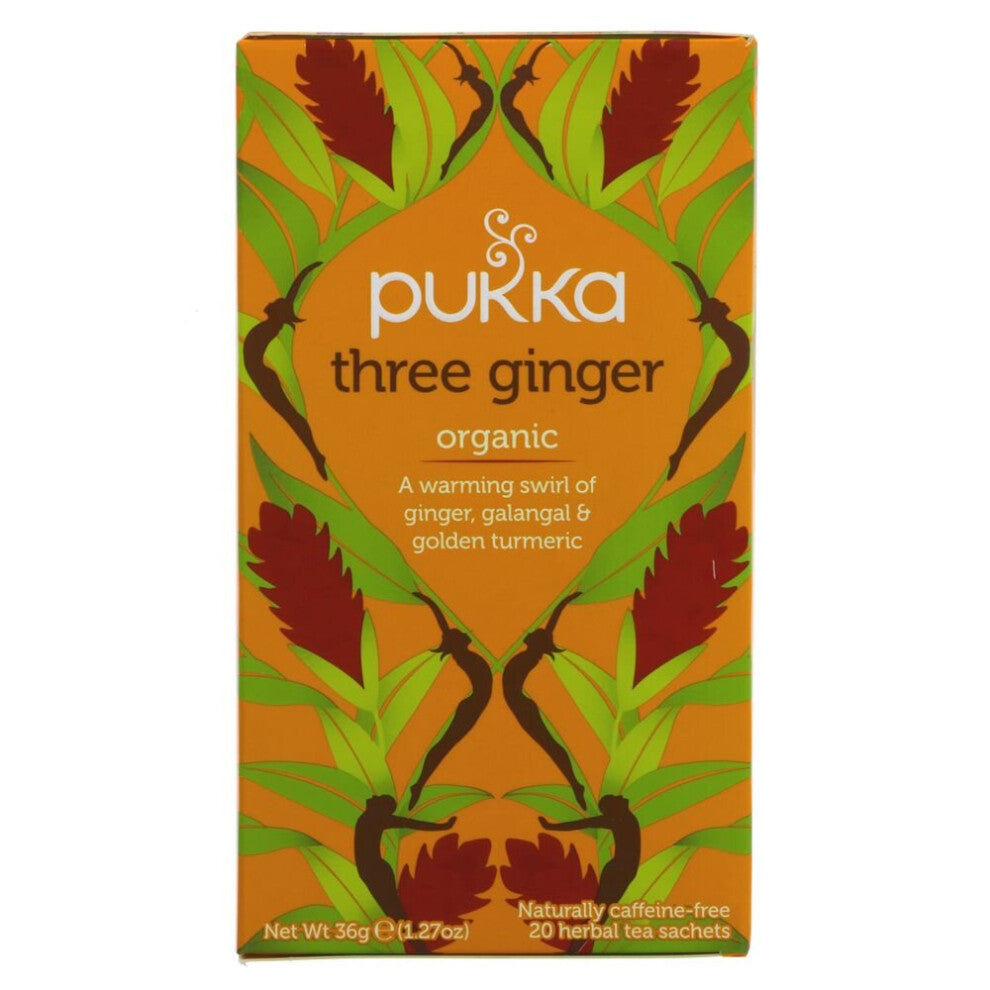 Pukka Three Ginger 20 bags ( pack of 4 )